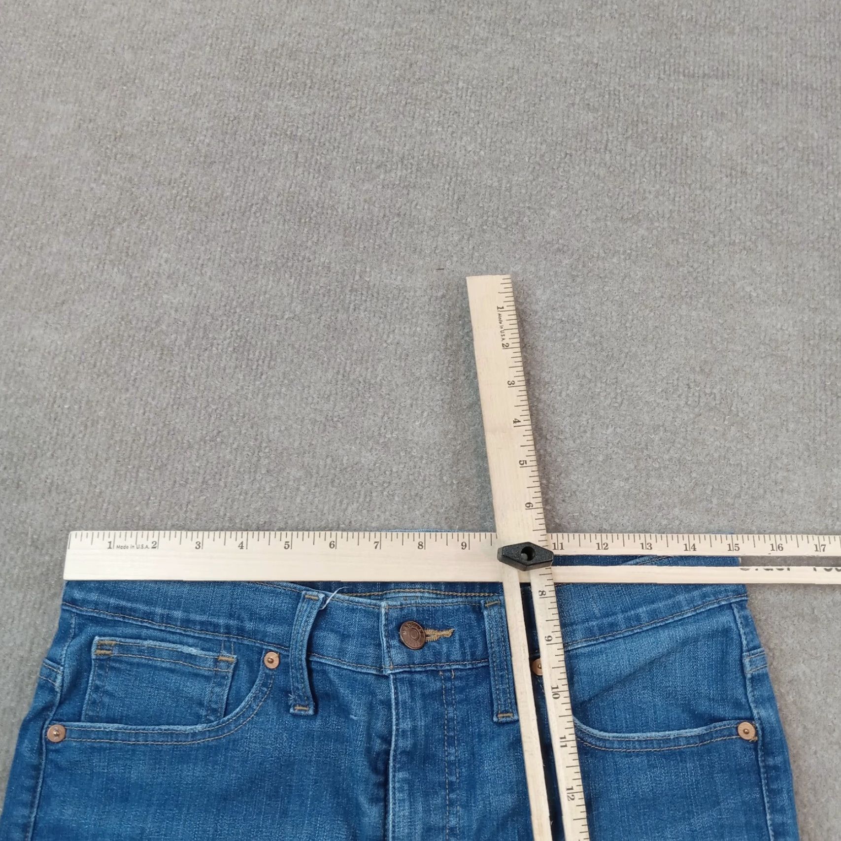 Madewell Madewell Skinny Jeans Women's Size 29 Blue Denim Mid Rise Stretch 30x26 Size 30" / US 8 / IT 44 - 4 Thumbnail