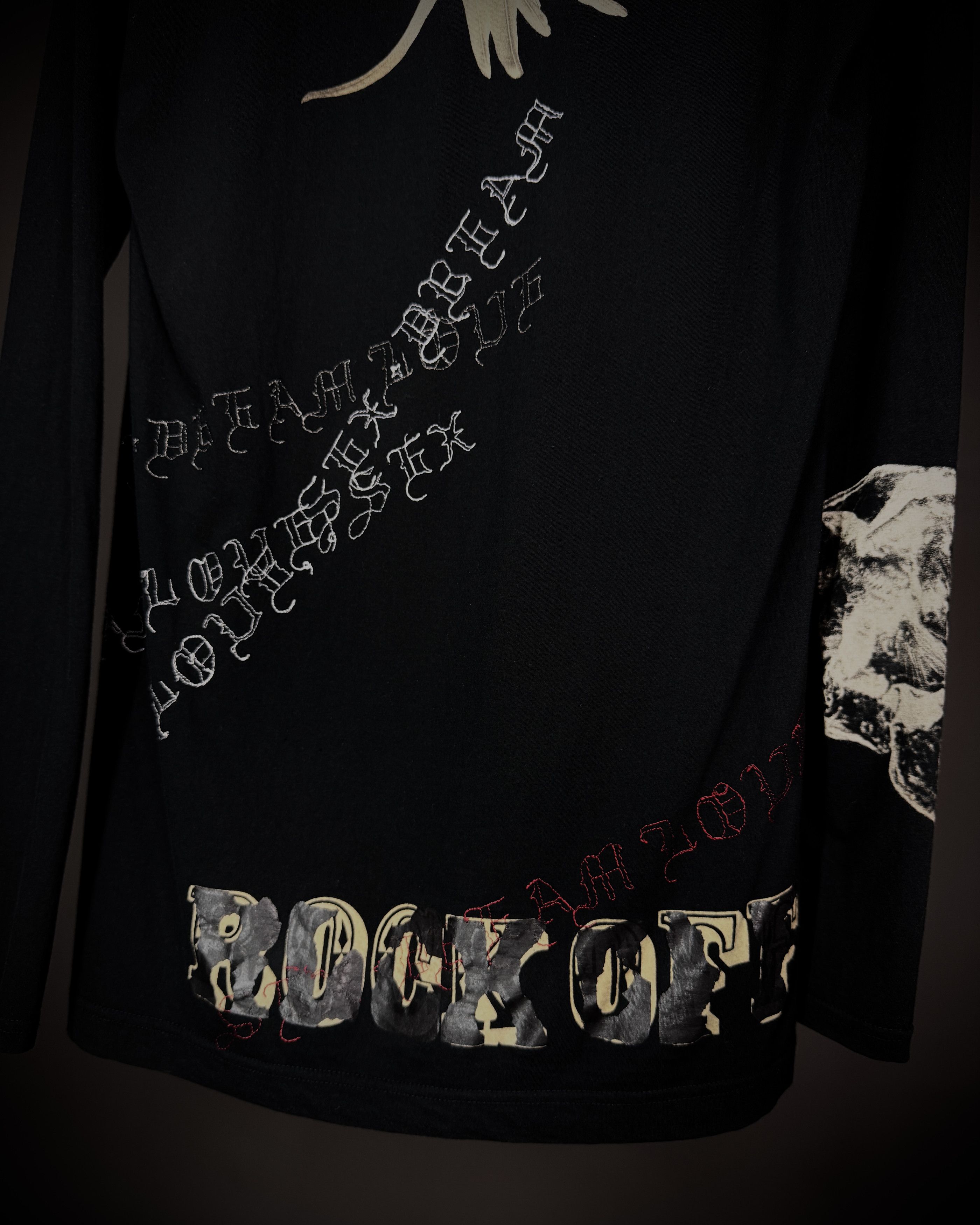 Le Grande Bleu (L.G.B.) L.G.B. Message-4 Vibration V-Neck Long Sleeve Tees Size US M / EU 48-50 / 2 - 7 Thumbnail