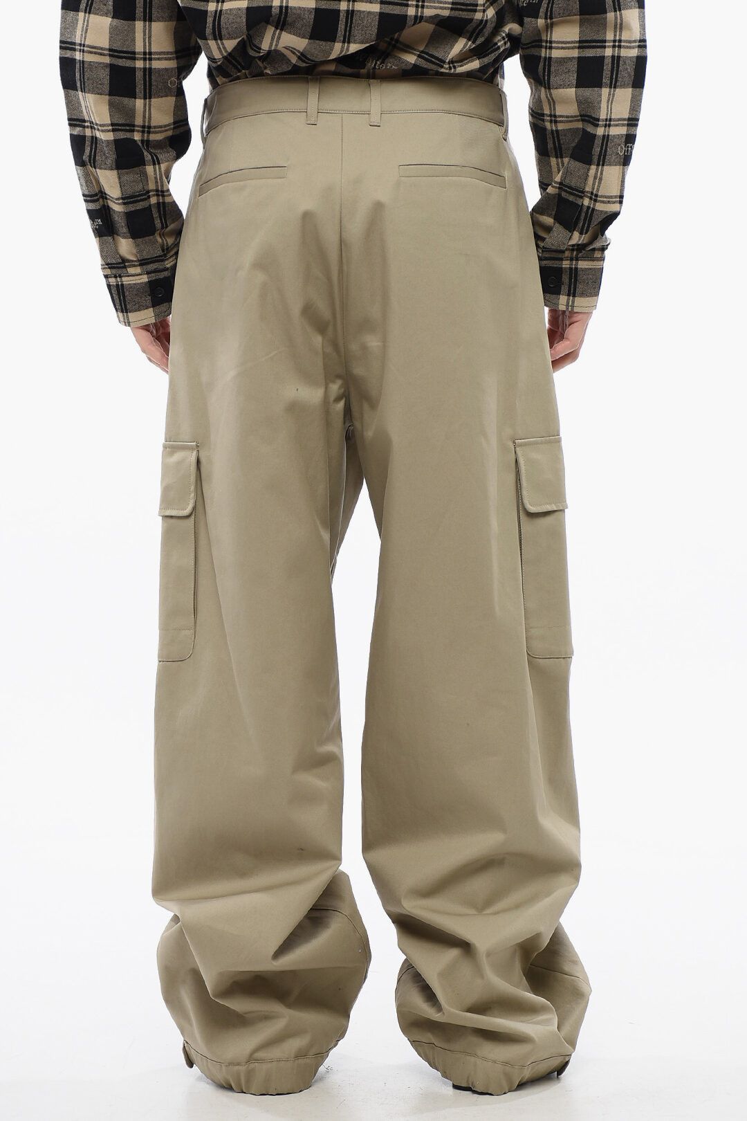 Off-White og1mm1025 High Waisted Cargo Pant in Beige Size US 30 / EU 46 - 2 Thumbnail