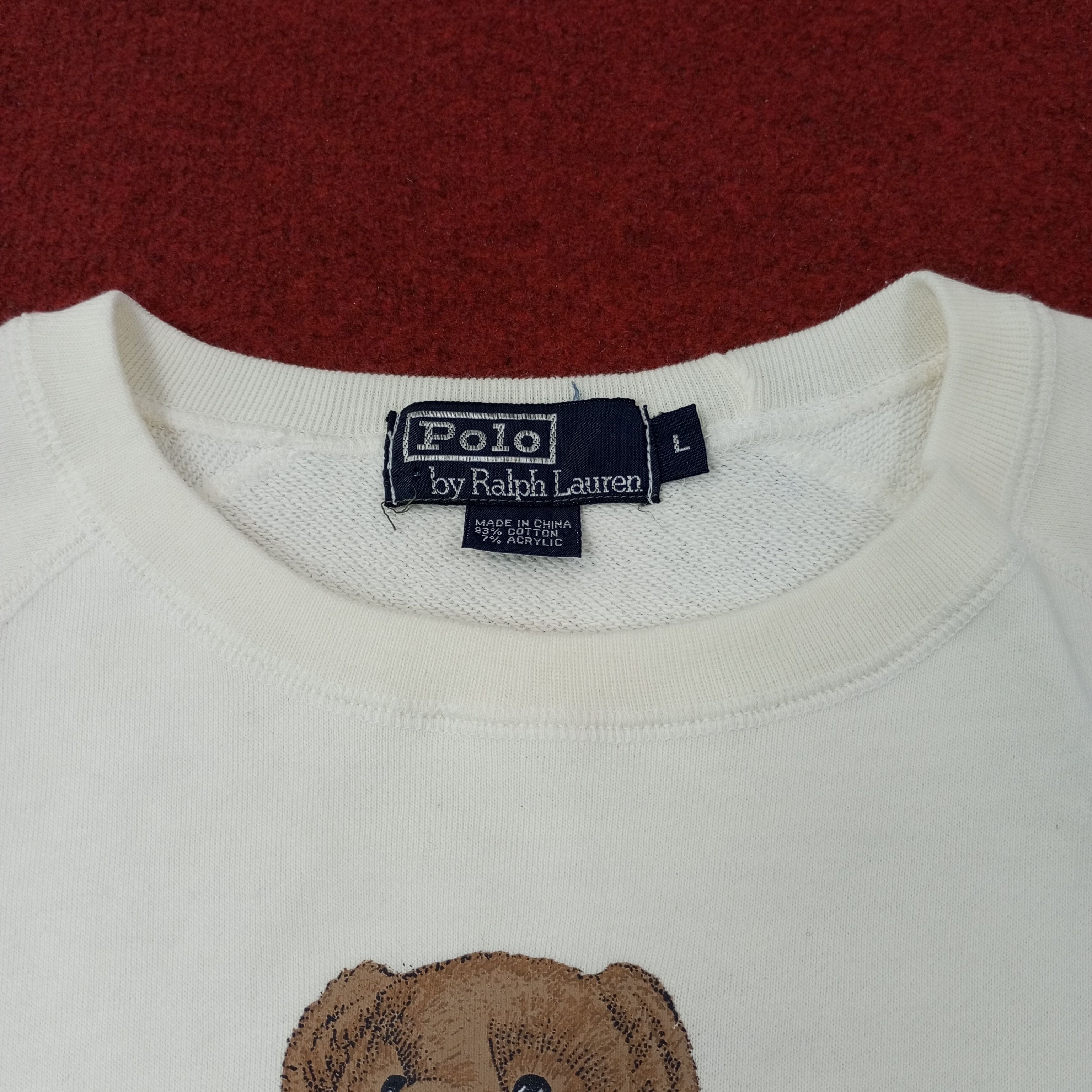 Polo Ralph Lauren Polo Bear by Ralph Lauren Fashion Brand Sweatshirt c241n4 Size US L / EU 52-54 / 3 - 4 Thumbnail