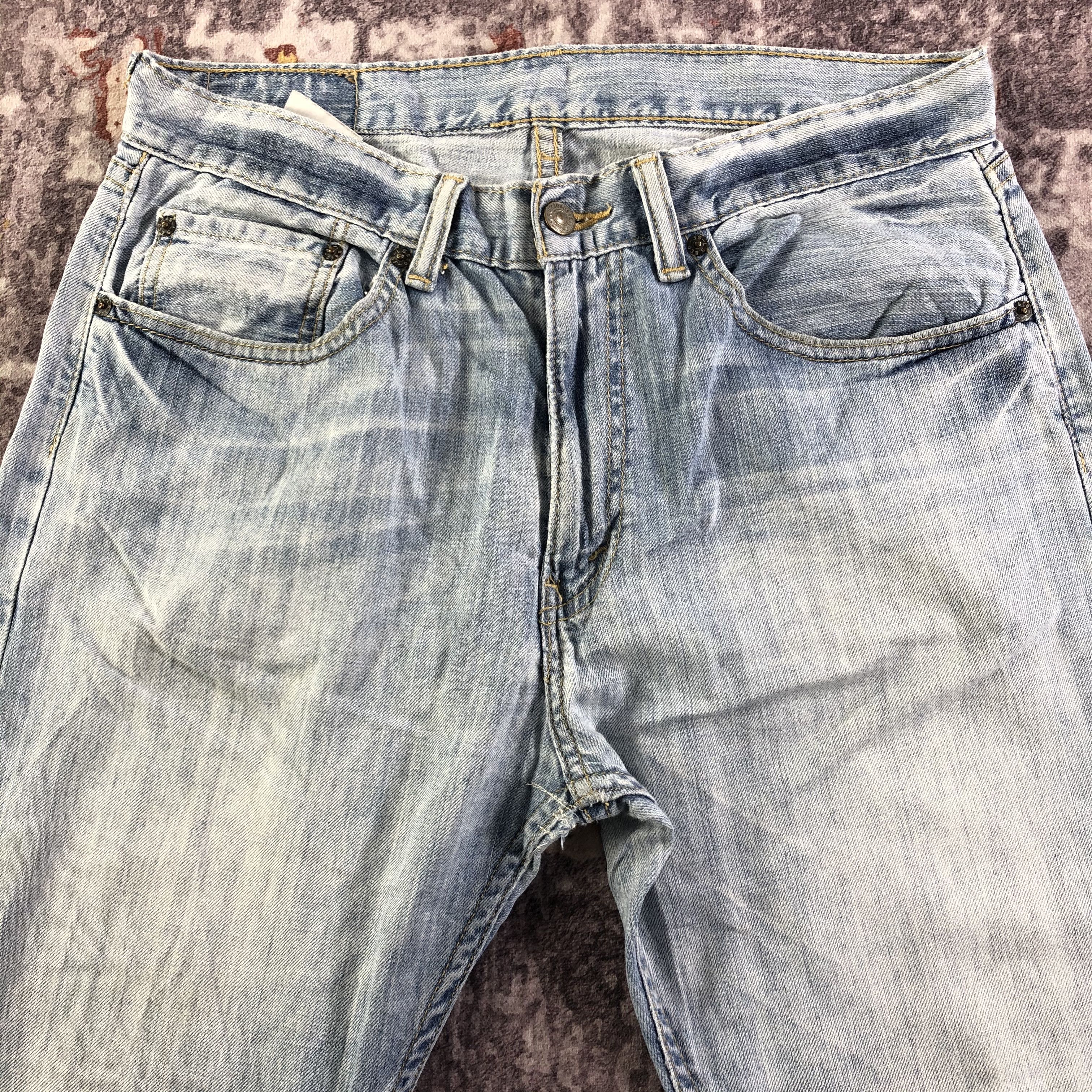 Levi's × Vintage Vintage Light Wash Levis 505 Jeans-JM3210 Size US 33 - 3 Thumbnail