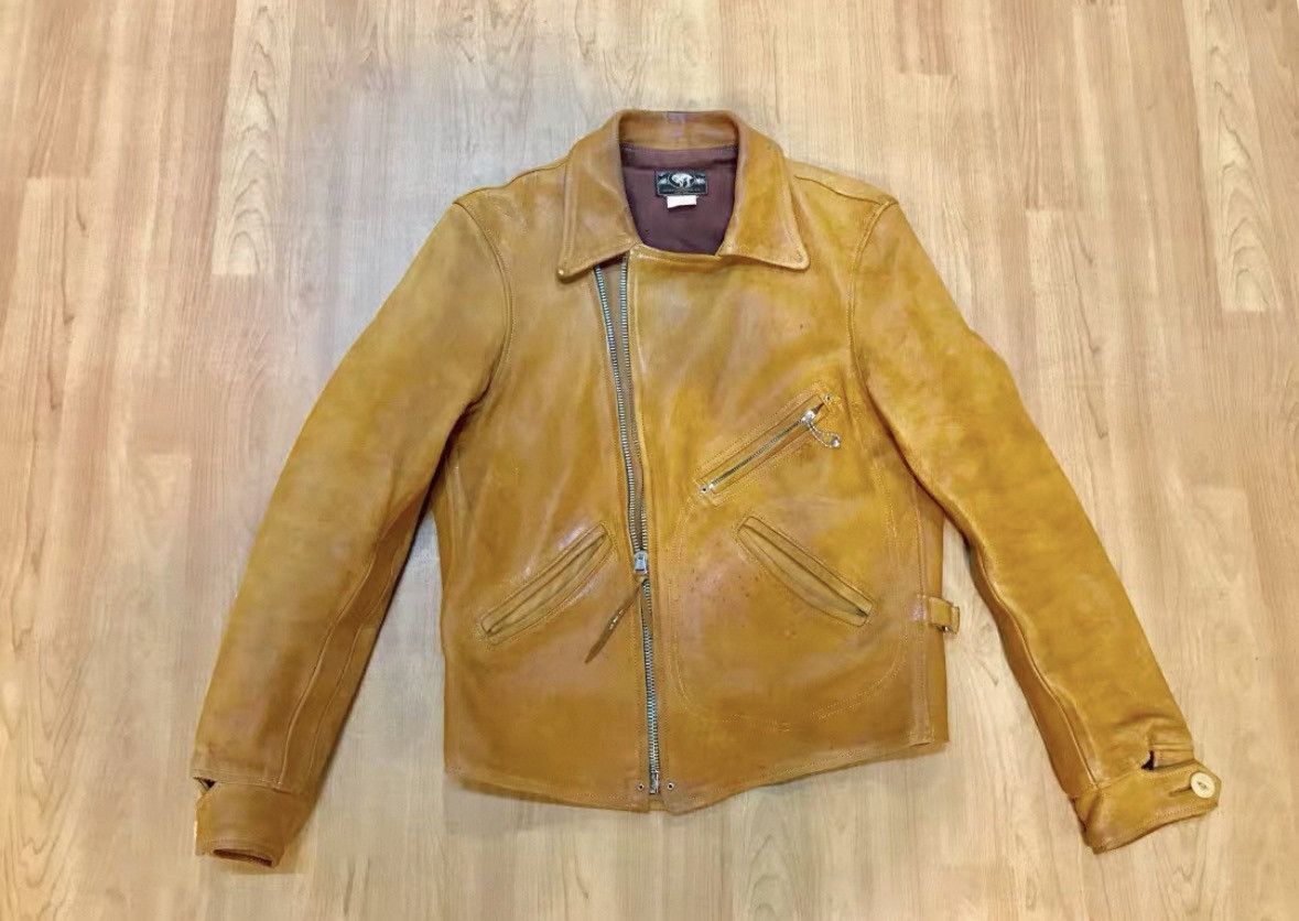 Freewheelers Freewheelers FREEWEELERS Deer Skin Knight Leather Jacket -D Size US S / EU 44-46 / 1 - 1 Thumbnail