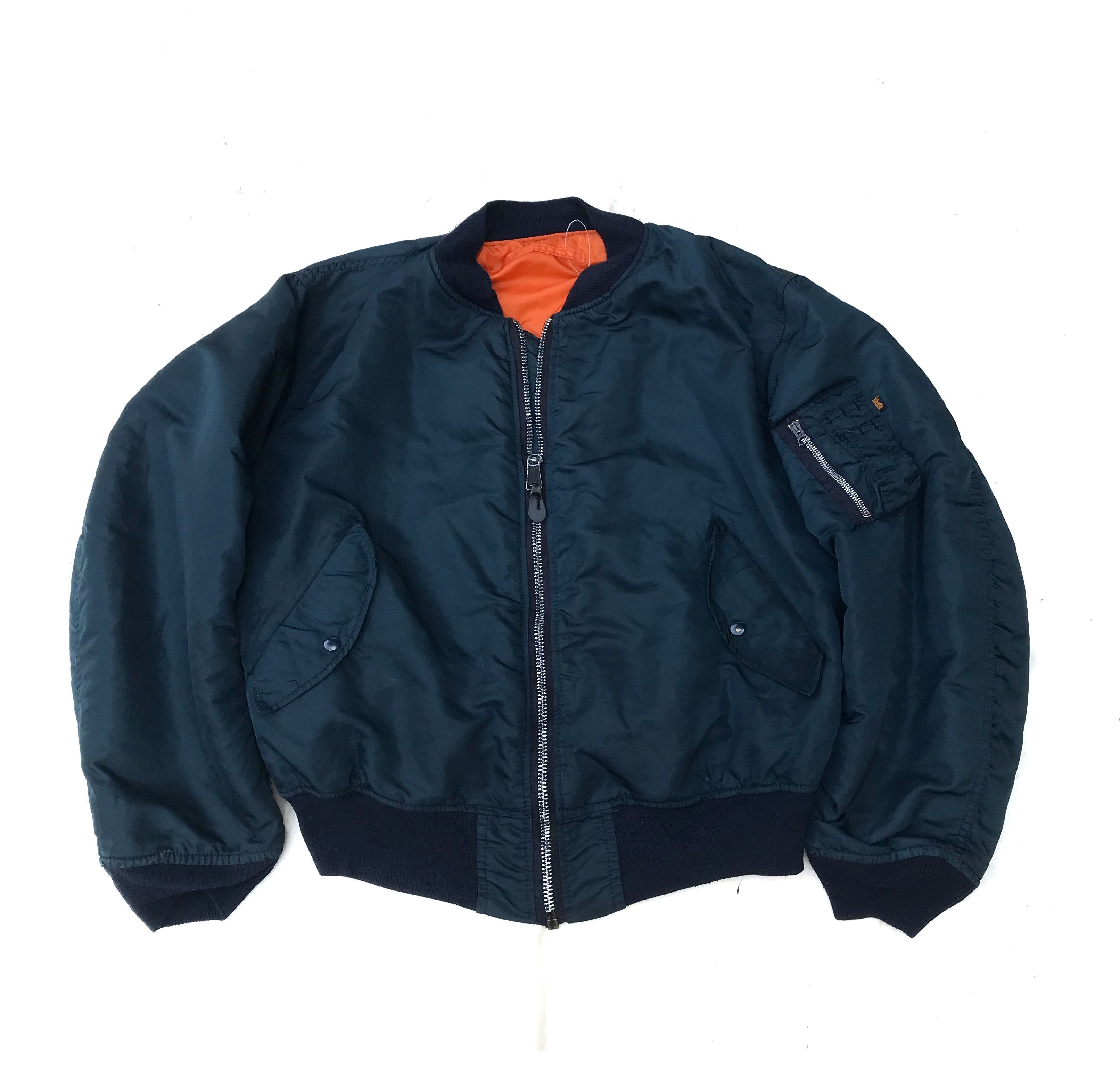 Alpha Industries Vintage Alpha Industries MA-1 Bomber Flight attendant Nato Size US XL / EU 56 / 4 - 1 Thumbnail