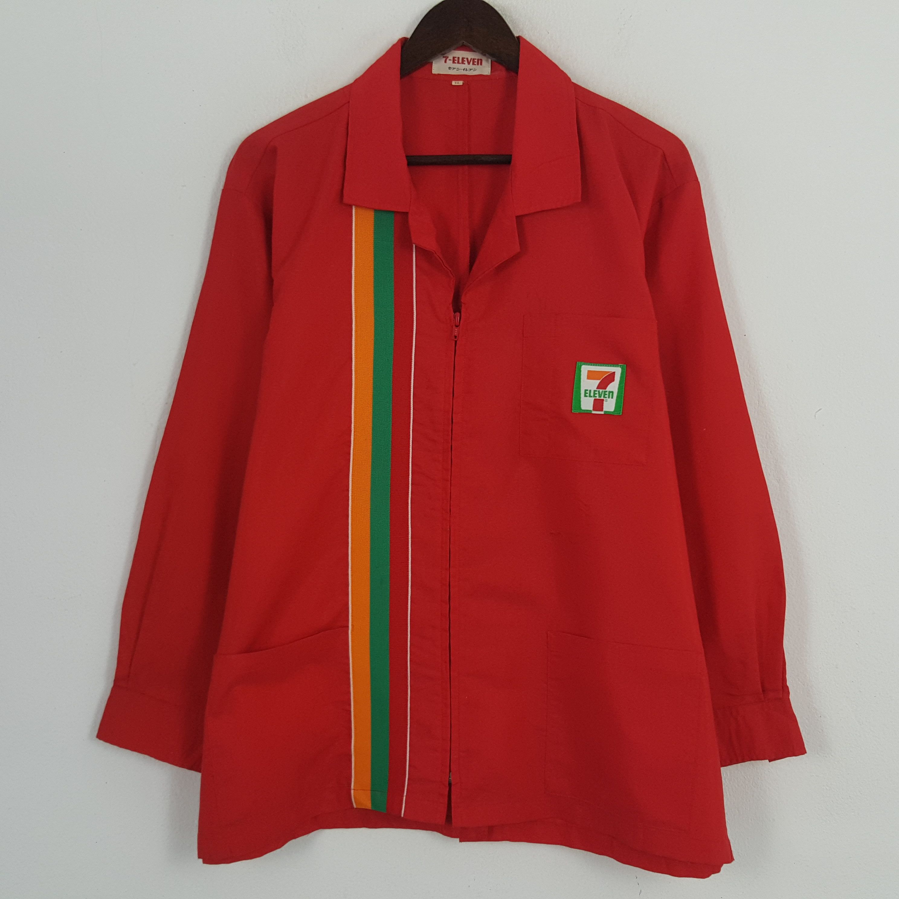 Japanese Brand × Vintage Vintage 7 Eleven Worker Uniform Japan Jacket Size US XL / EU 56 / 4 - 1 Thumbnail