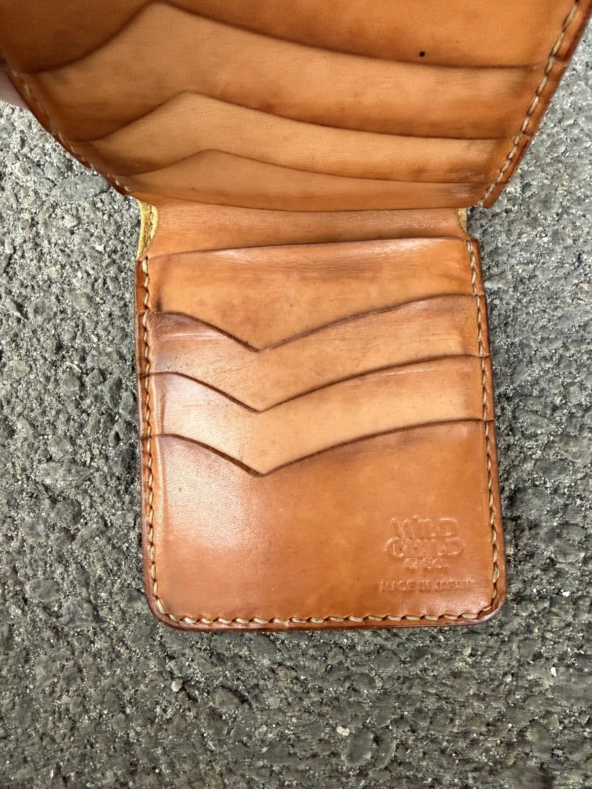 The Flat Head The Flat Head x Wild Child Cordovan Wallet Size ONE SIZE - 7 Thumbnail