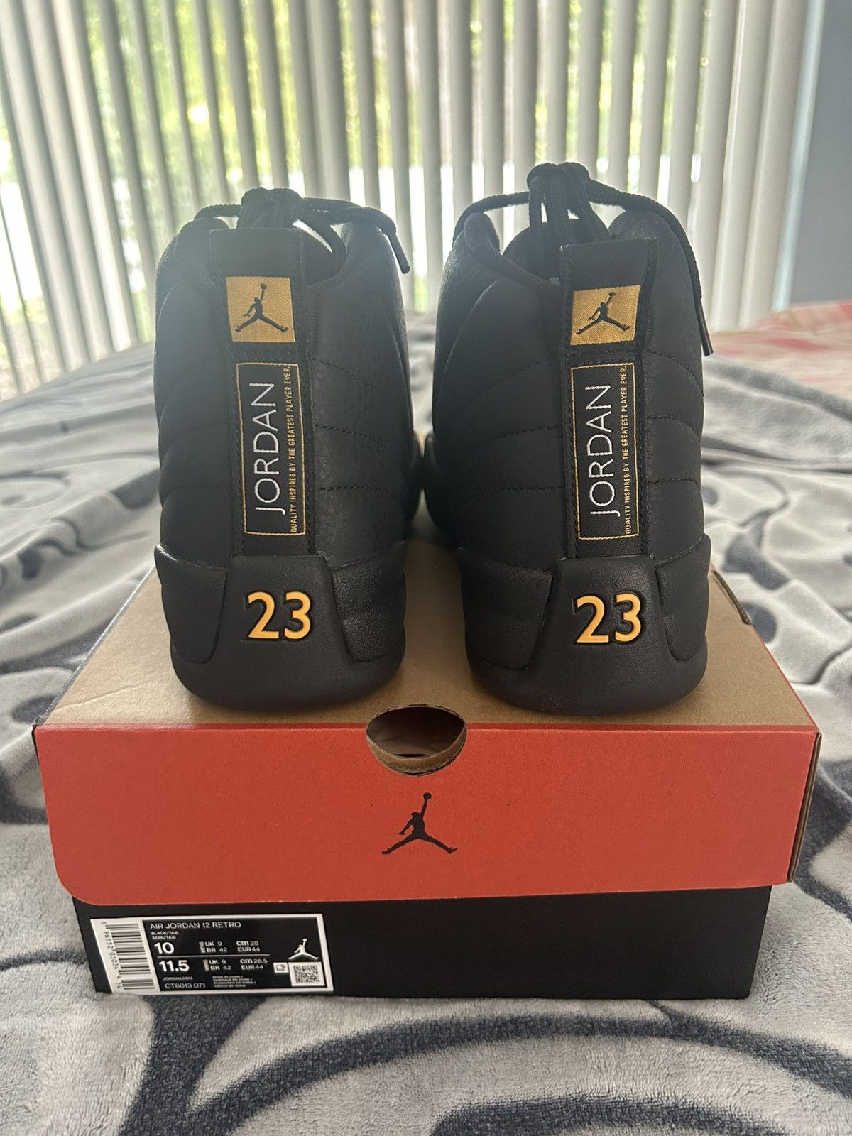 Jordan Brand Jordan 12 Black Taxi Size US 10 / EU 43 - 4 Thumbnail