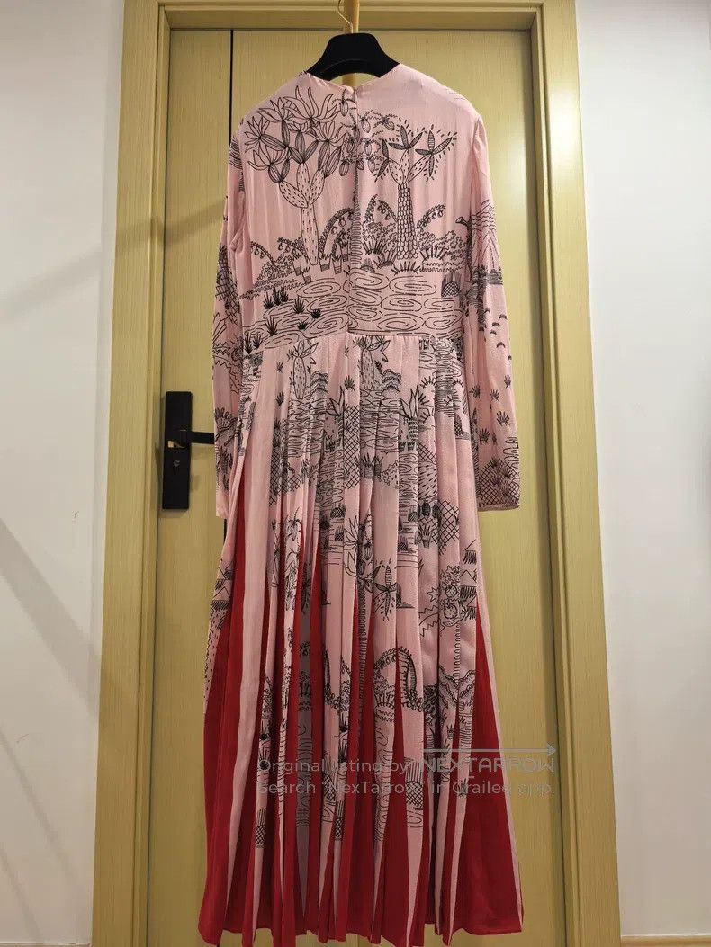 Valentino Valentino Printed silk dress Size S / US 4 / IT 40 - 2 Thumbnail