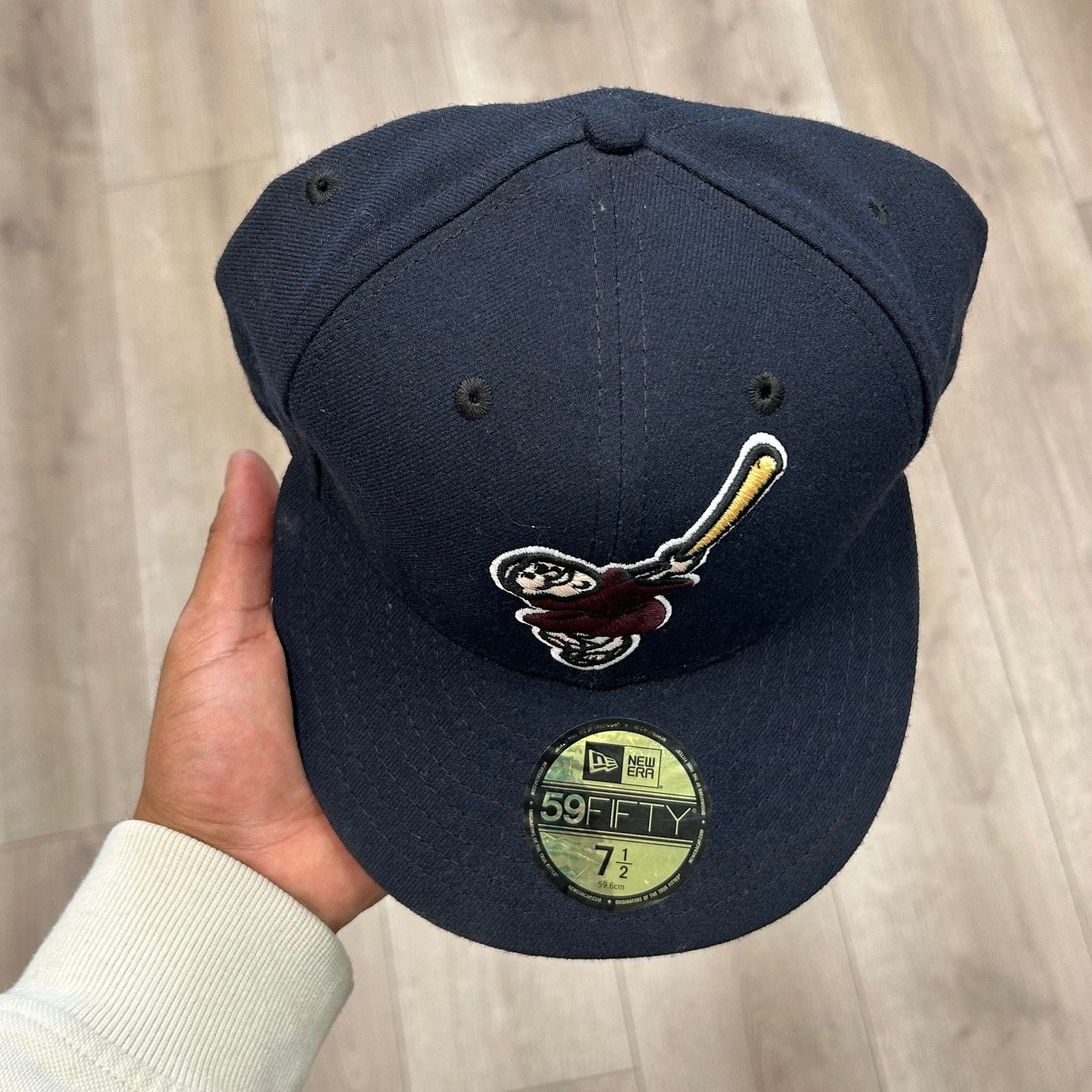 New Era New Era San Diego Padres Swinging Friar logo Fitted Hat CAp Size ONE SIZE - 3 Thumbnail