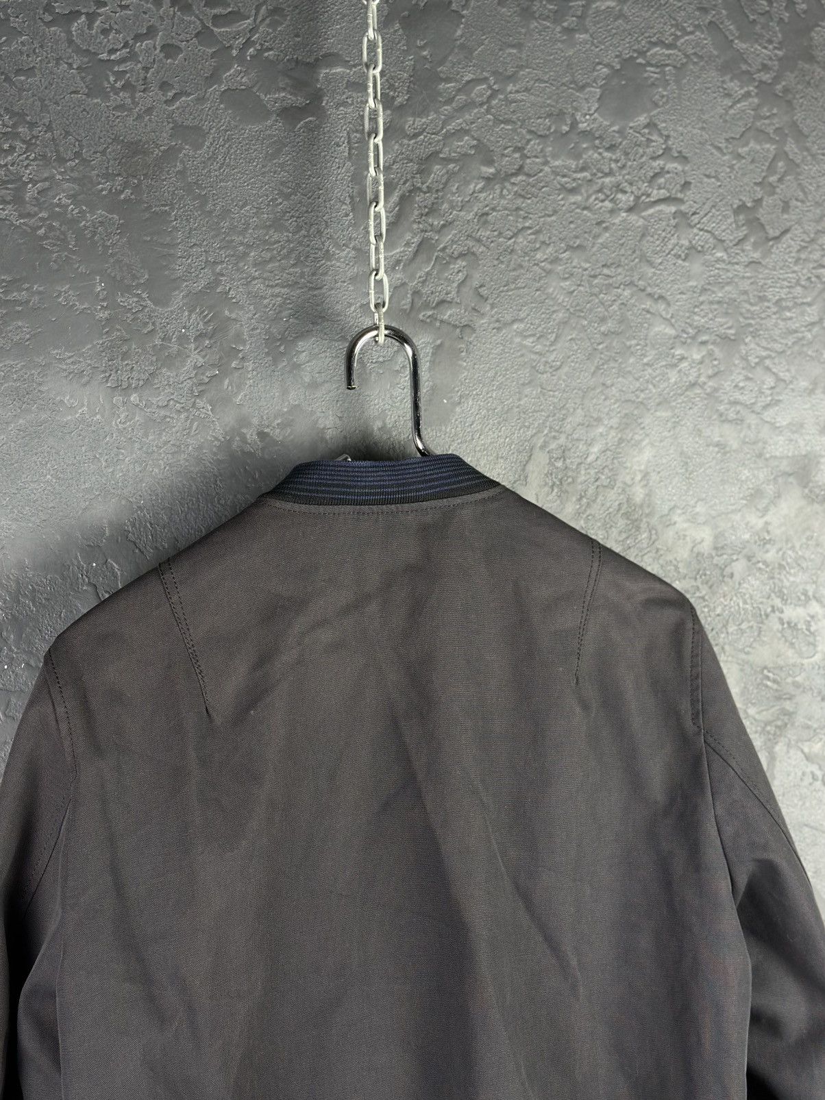 Lanvin Lanvin Men's Leather Full Zip Bomber Jacket Size US M / EU 48-50 / 2 - 6 Thumbnail