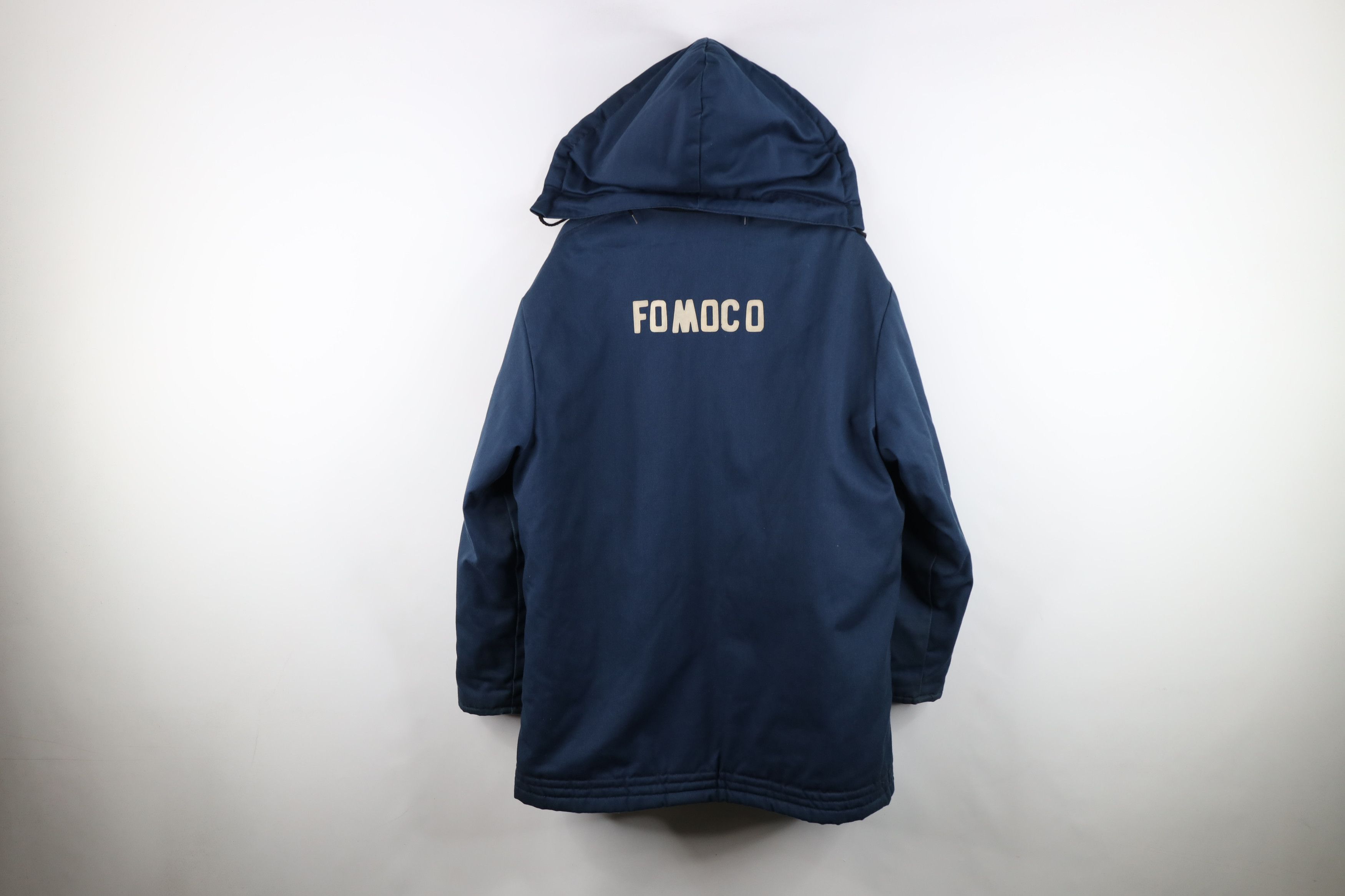 Vintage Vintage 60s 70s Co FoMoCo Quilted Hooded Mechanic Jacket USA Size US L / EU 52-54 / 3 - 13 Thumbnail