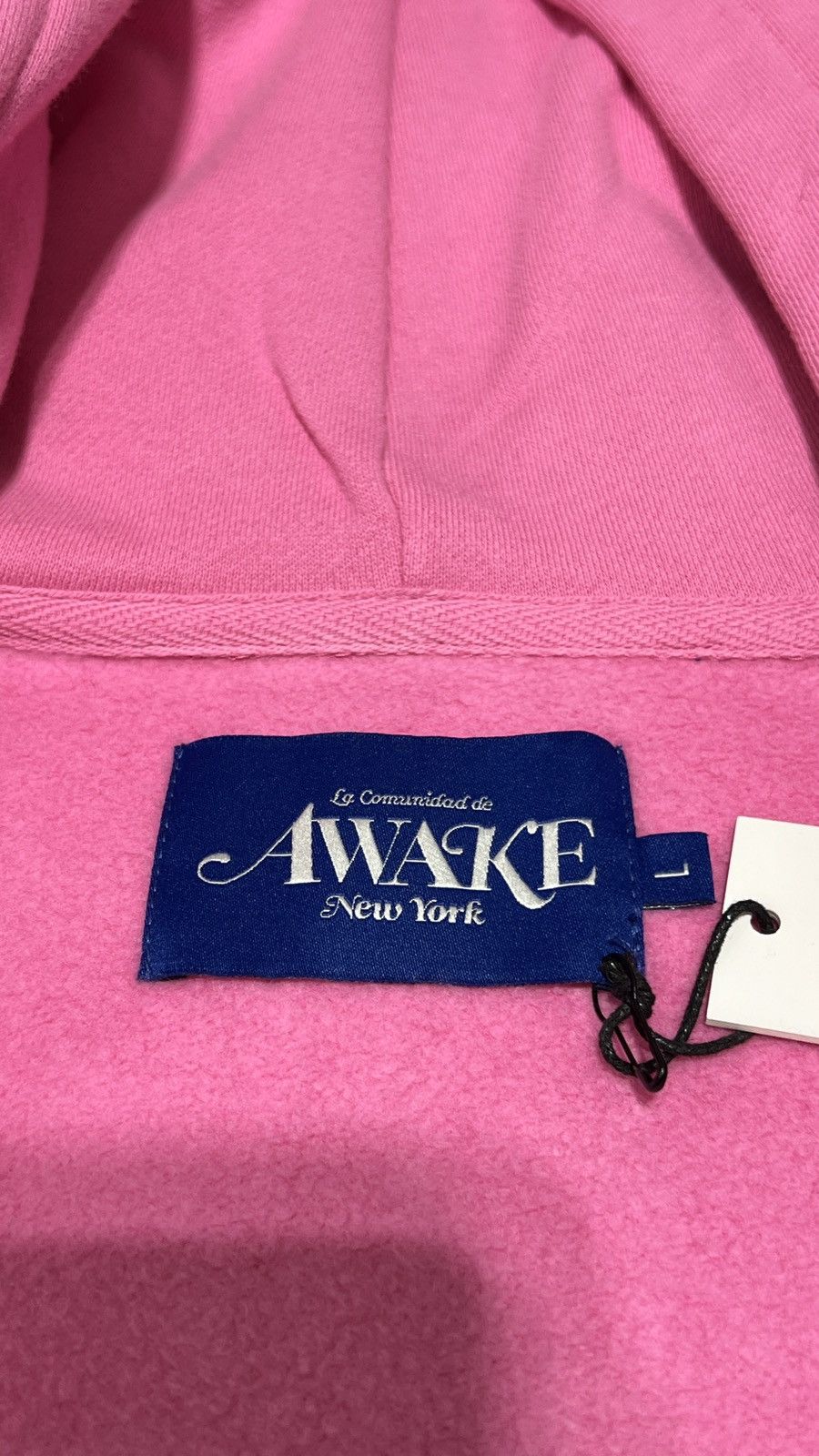 Awake NY Awake NY Pink Rhinestone Hoodie Zip Up Size US L / EU 52-54 / 3 - 6 Thumbnail