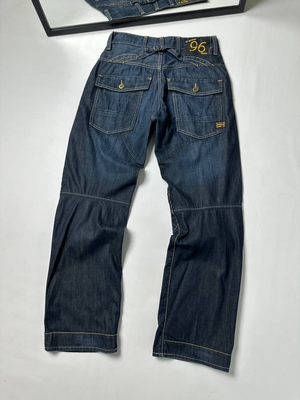 G-Star Vintage G-Star Denim Jean Washed Wide Pants Y2K Size US 31 - 2 Thumbnail
