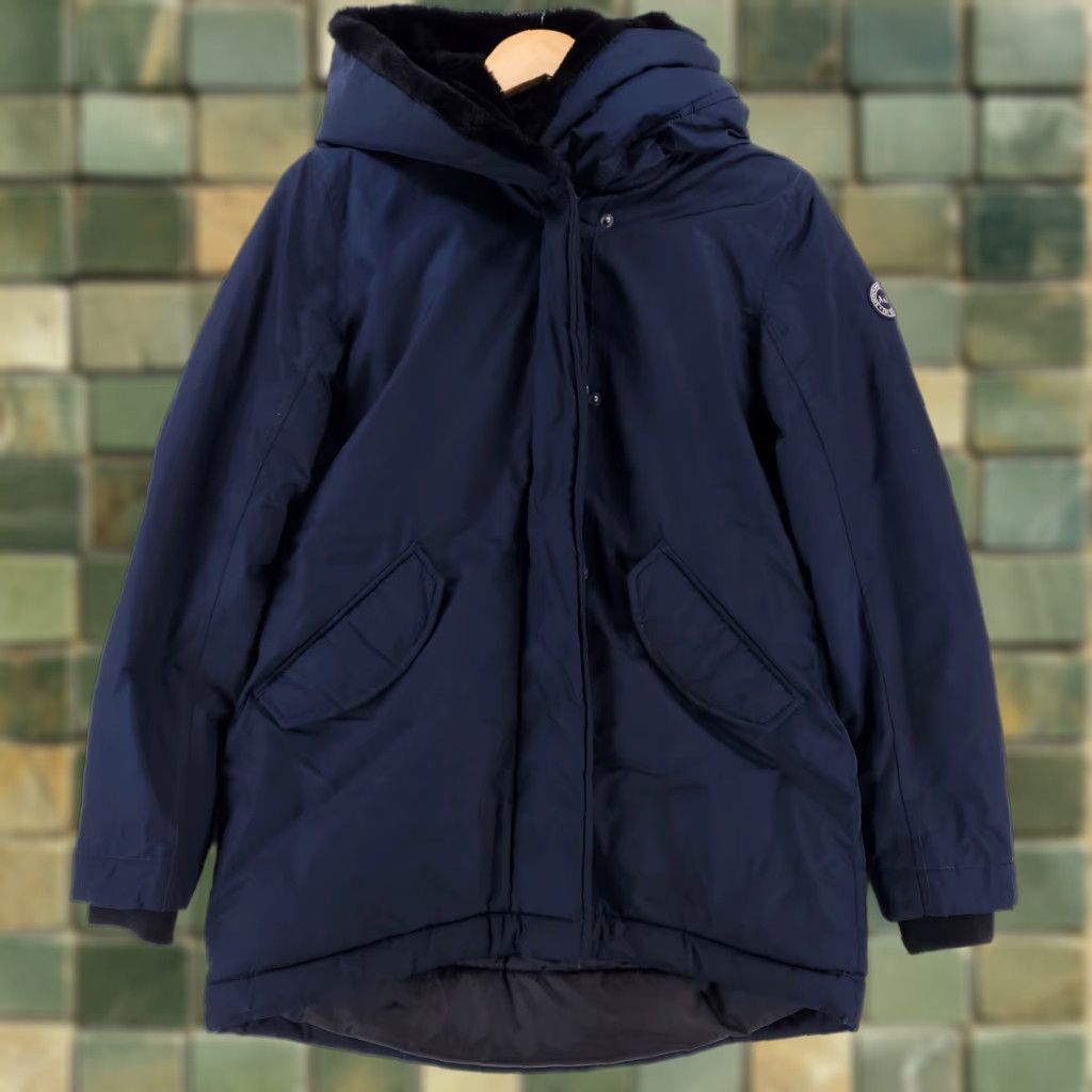 Abercrombie & Fitch Abercrombie & Fitch Jacket Mens S Blue Hooded Parka Winter Coat Size US S / EU 44-46 / 1 - 1 Thumbnail