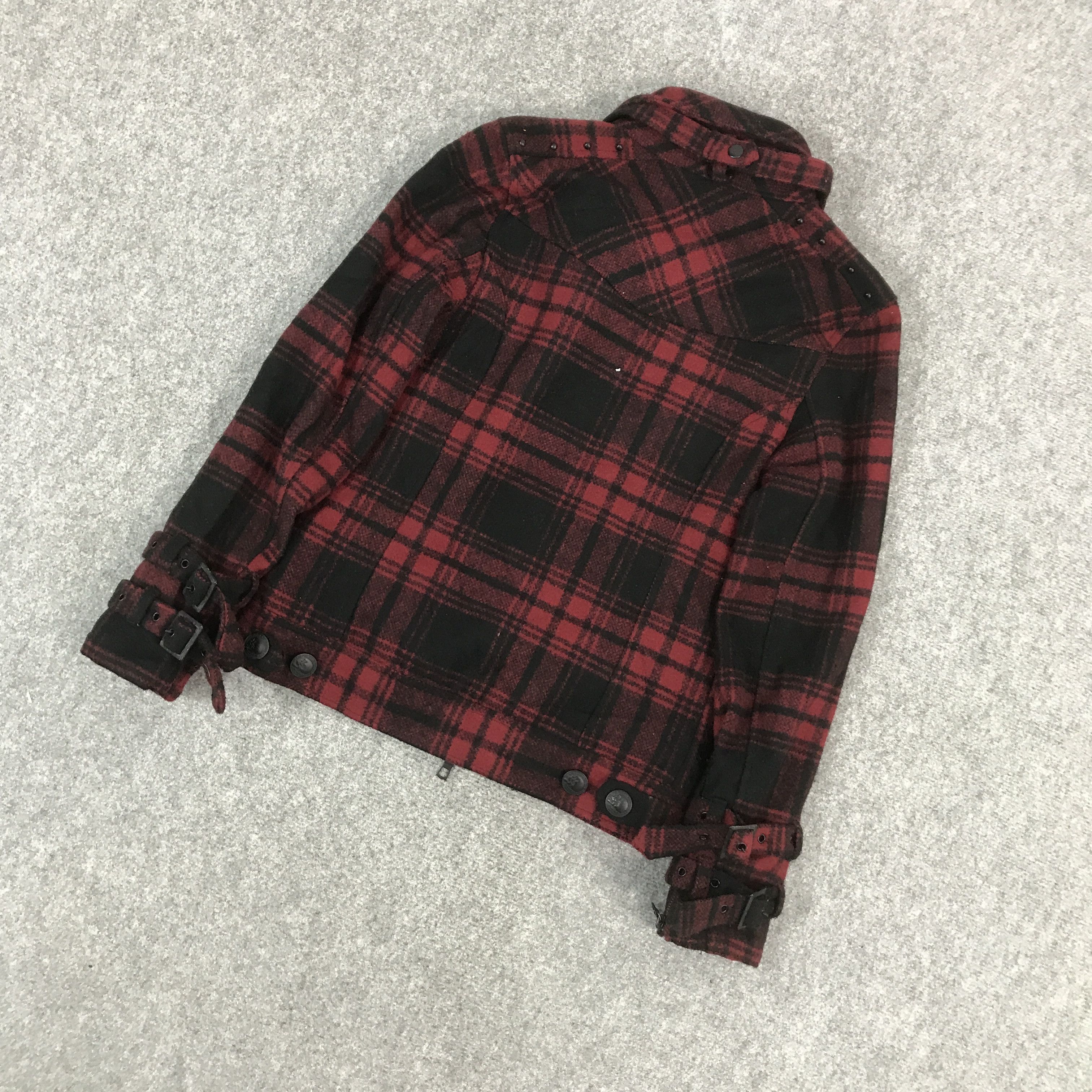 If Six Was Nine × Japanese Brand × Le Grande Bleu (L.G.B.) XFRM JAPAN WOOL BONDAGE PUNK JACKET Size US M / EU 48-50 / 2 - 6 Thumbnail