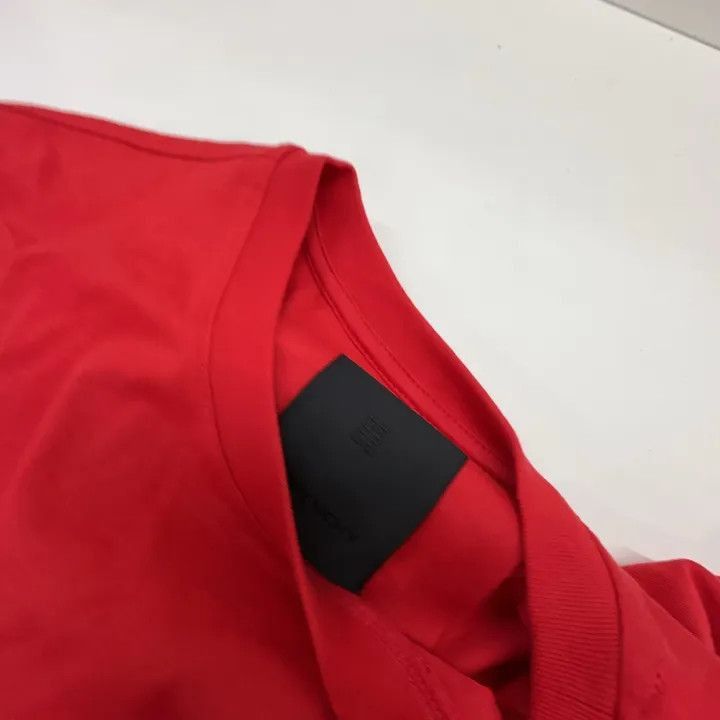 Givenchy Givenchy Givenchy Red Logo Embroidered Short Sleeve TShirt Size US XXS / EU 40 - 7 Thumbnail