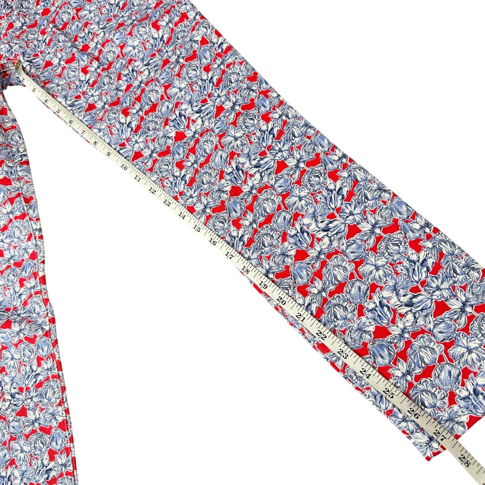 J.Crew J.CREW Toothpick Liberty Matilda Tulip Floral Jeans Size 27 Size 27" / US 4 / IT 40 - 5 Thumbnail