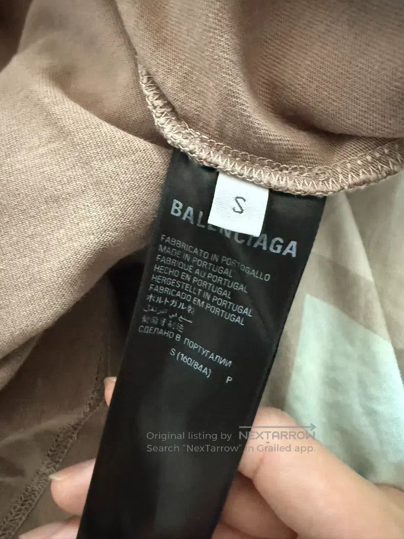 Balenciaga Balenciaga Ripped Distressed Short Sleeve Hoodie Size US S / EU 44-46 / 1 - 3 Thumbnail