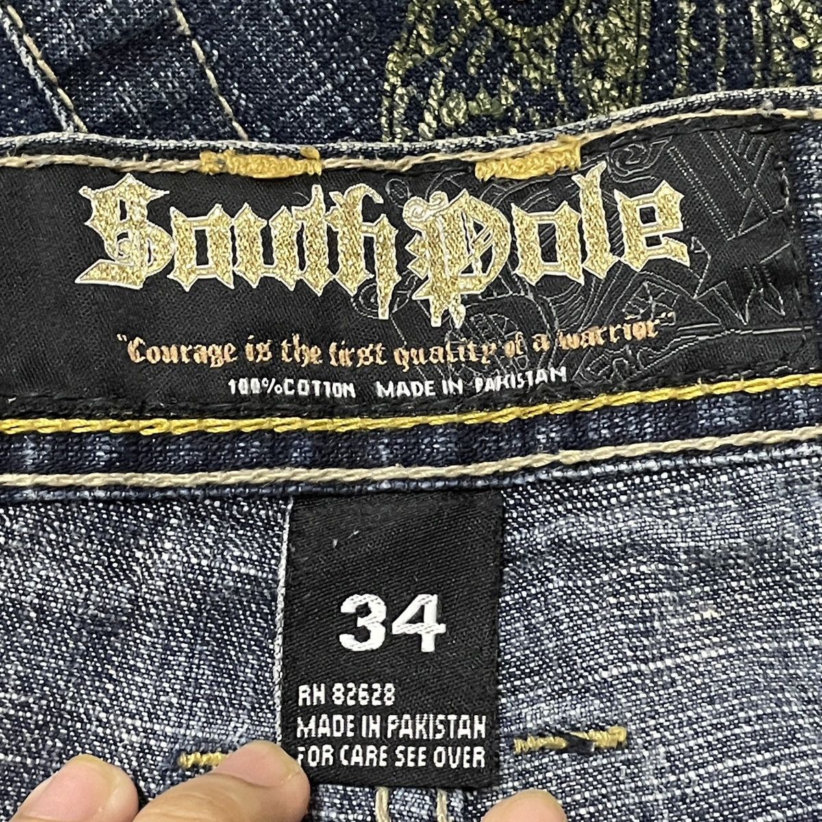 Southpole × Vintage Rare Design Vintage Brand South Pole Baggy Jeans 2000s Size US 34 / EU 50 - 10 Thumbnail