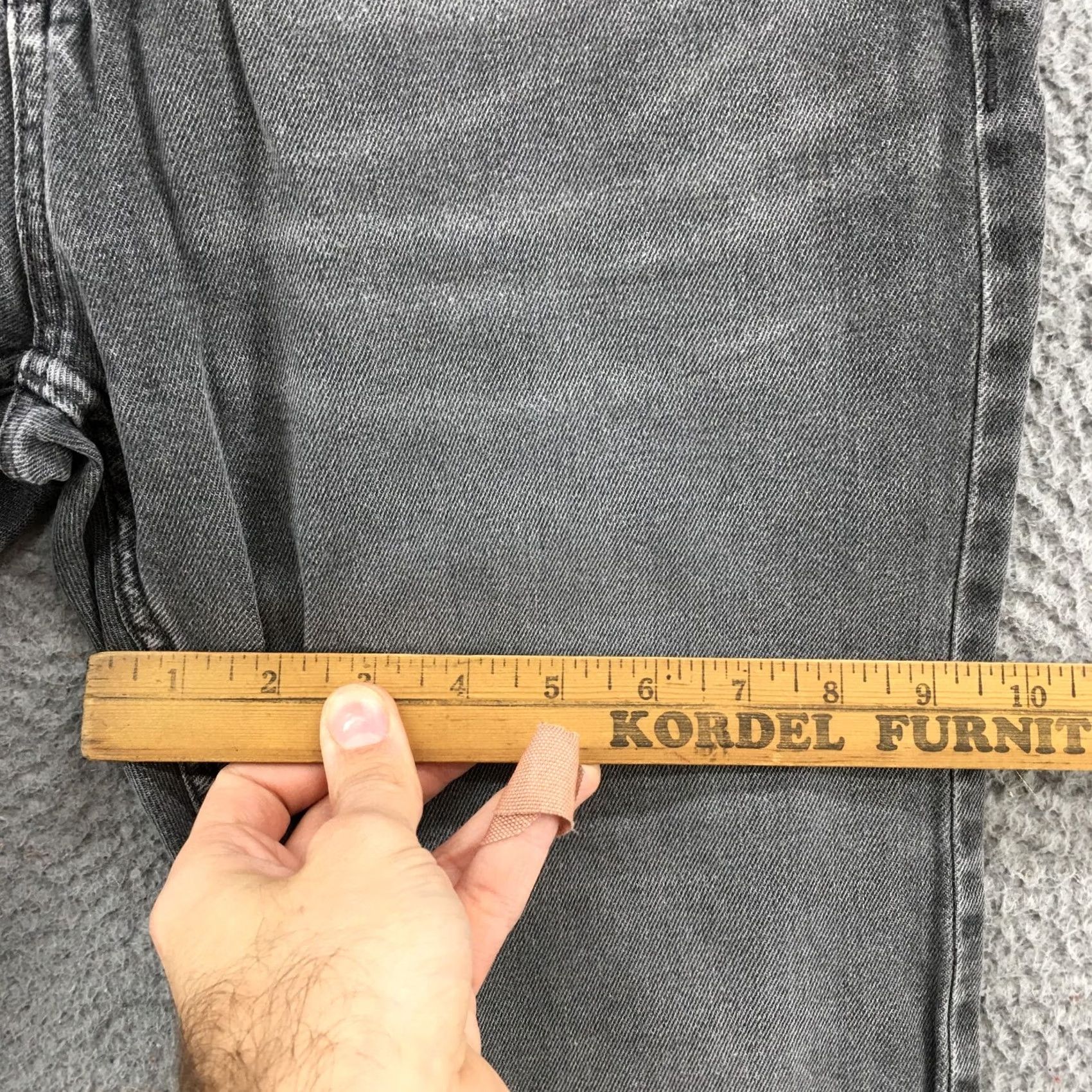 Calvin Klein Calvin Klein Skinny Jeans Mens 31 Gray Pocket Mid Rise Zip Denim 5-Pocket Regular Jeans Mens 31x29 Size US 31 - 7 Thumbnail