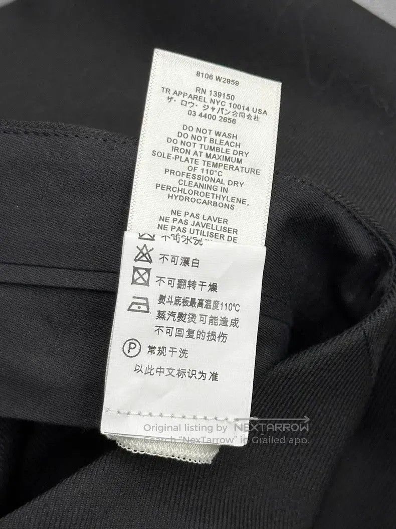 The Row The Row size 0 Black Slim Fit Wool Split Hem Skirt Size 42" / US 20 - 6 Thumbnail