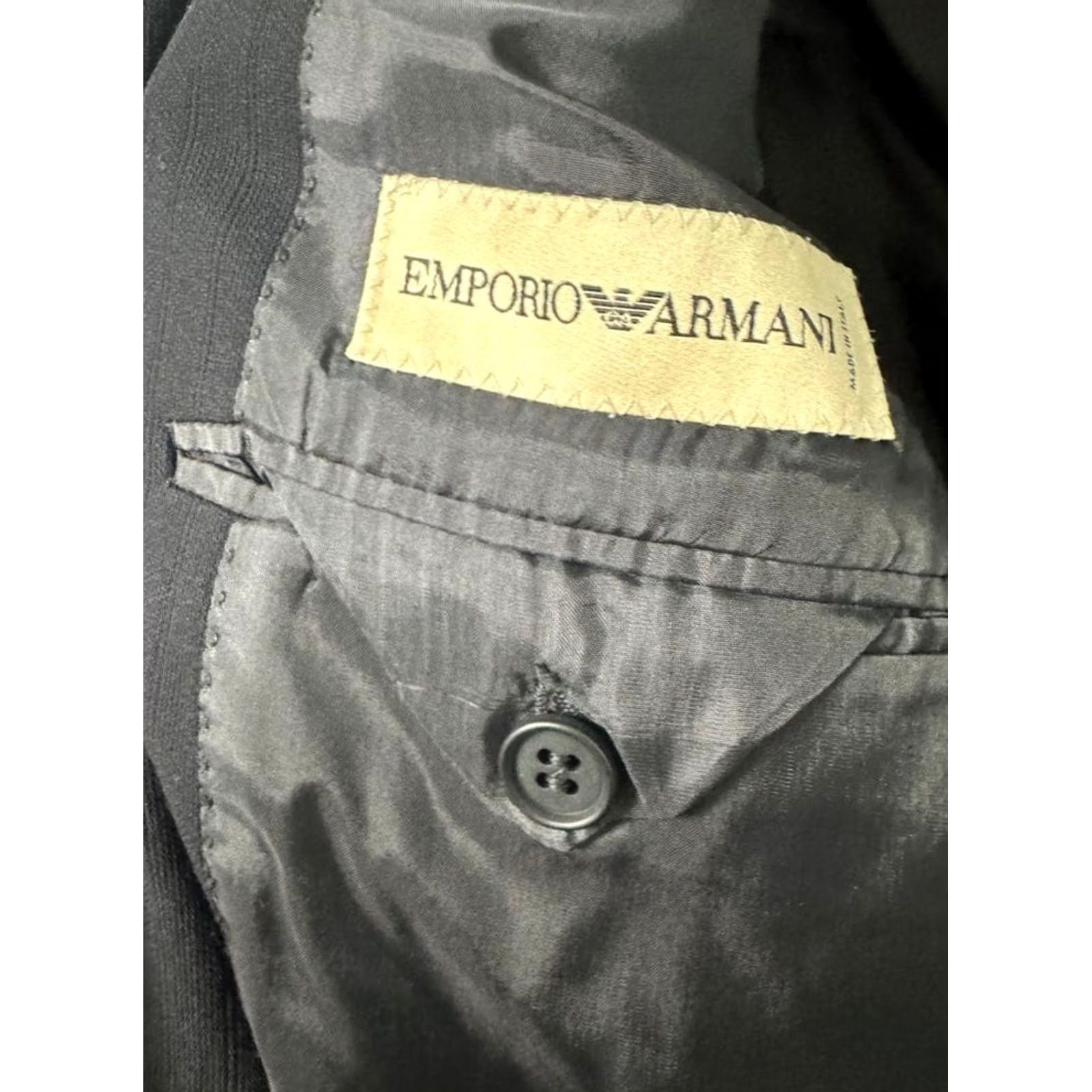 Emporio Armani Emporio Armani Suit Setup Black Size M - Business Suit Size 40R - 3 Thumbnail