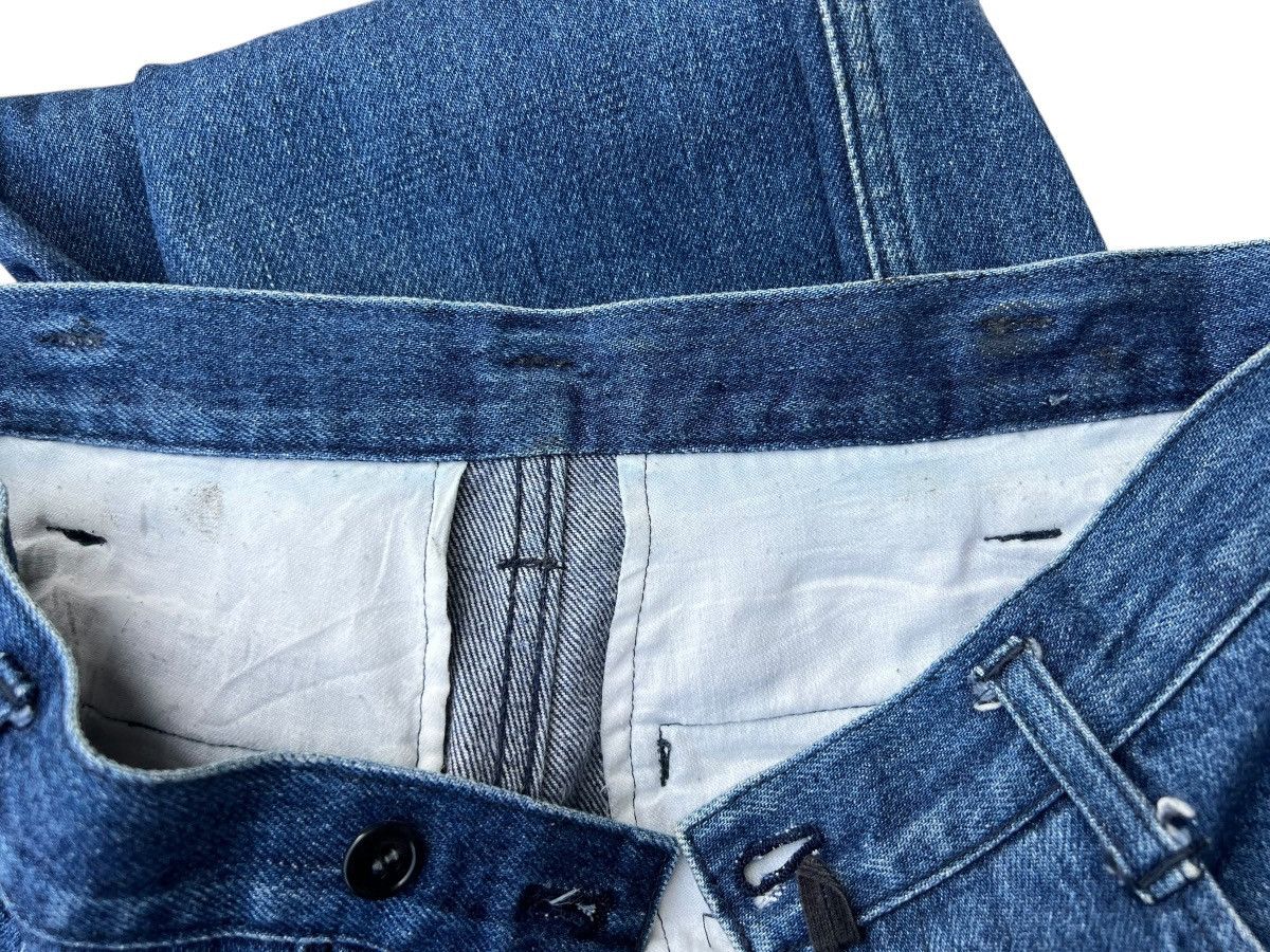 Yohji Yamamoto RARE! 80s Yohji Yamamoto Y’s For Men Fade Denim Baggy Jeans Size US 28 / EU 44 - 19 Thumbnail