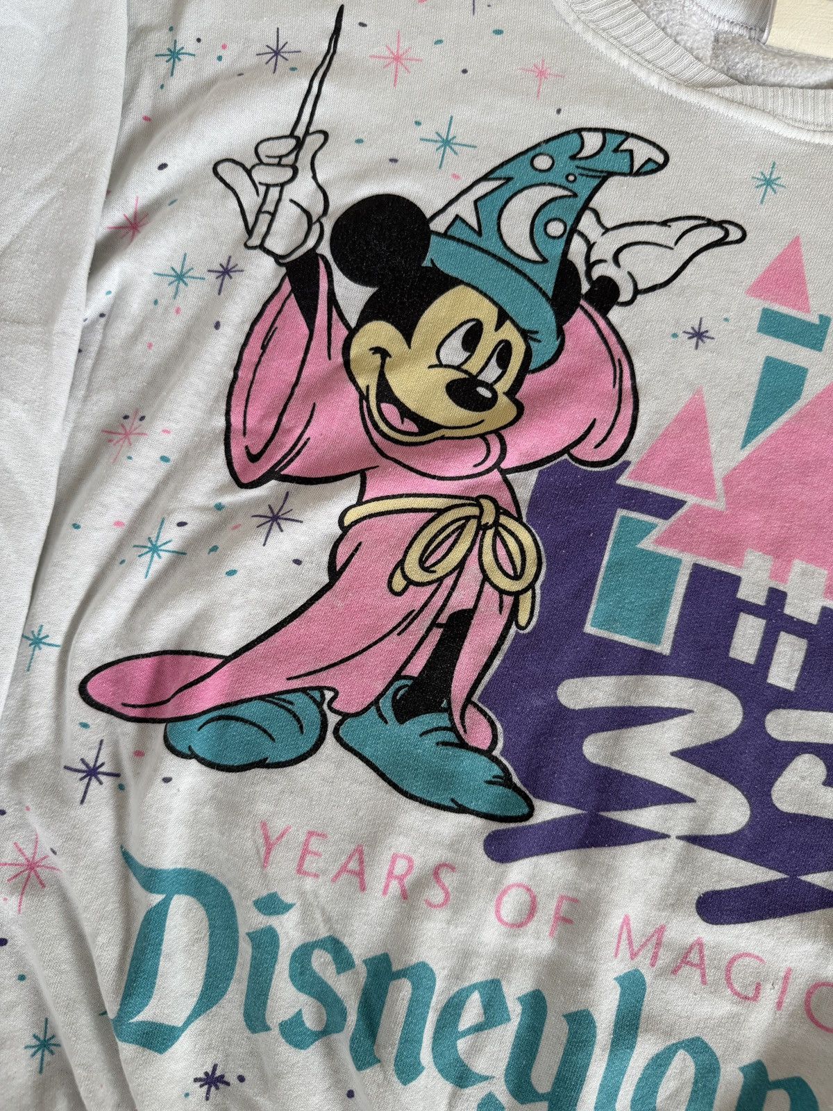 Disney × Mickey Mouse × Vintage *RARE* VINTAGE 90s DISNEYLAND MICKEY 35 YEARS OF MAGIC SWEAT Size US M / EU 48-50 / 2 - 6 Thumbnail