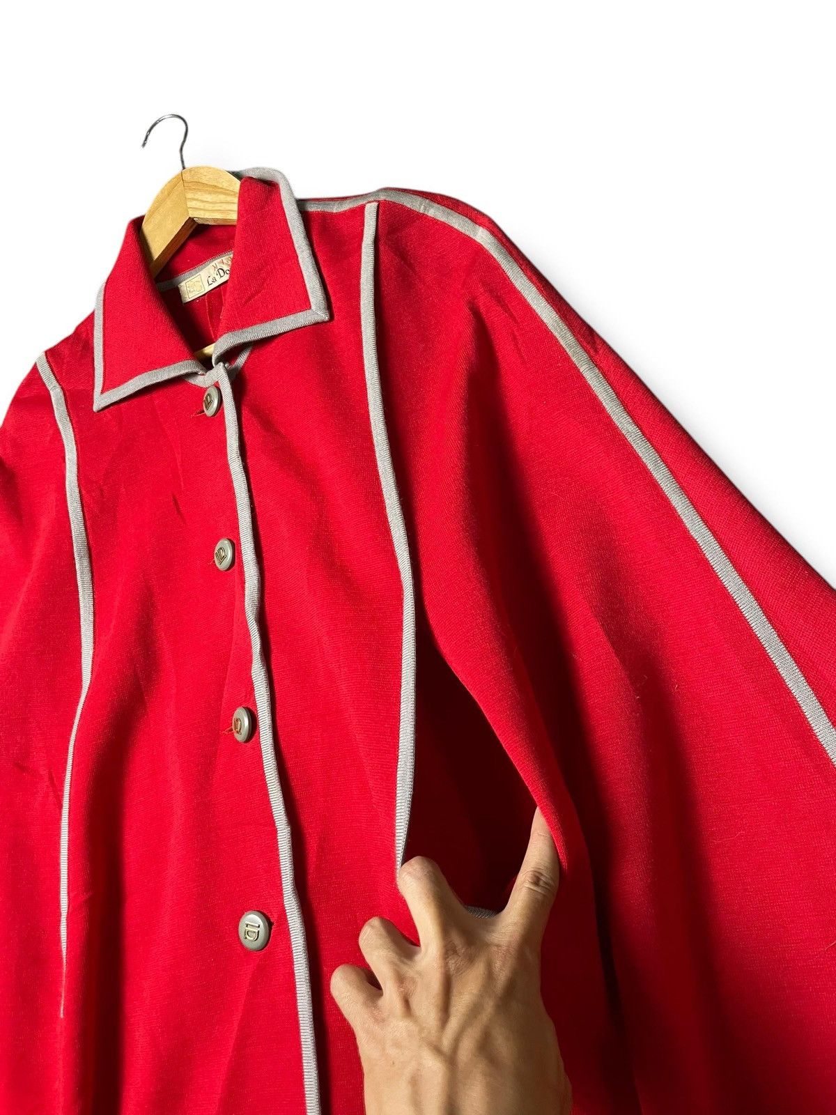 Designer × Japanese Brand × Vintage VTG Japanese Brand La Donna Red Cape (5) Size US L / EU 52-54 / 3 - 4 Thumbnail