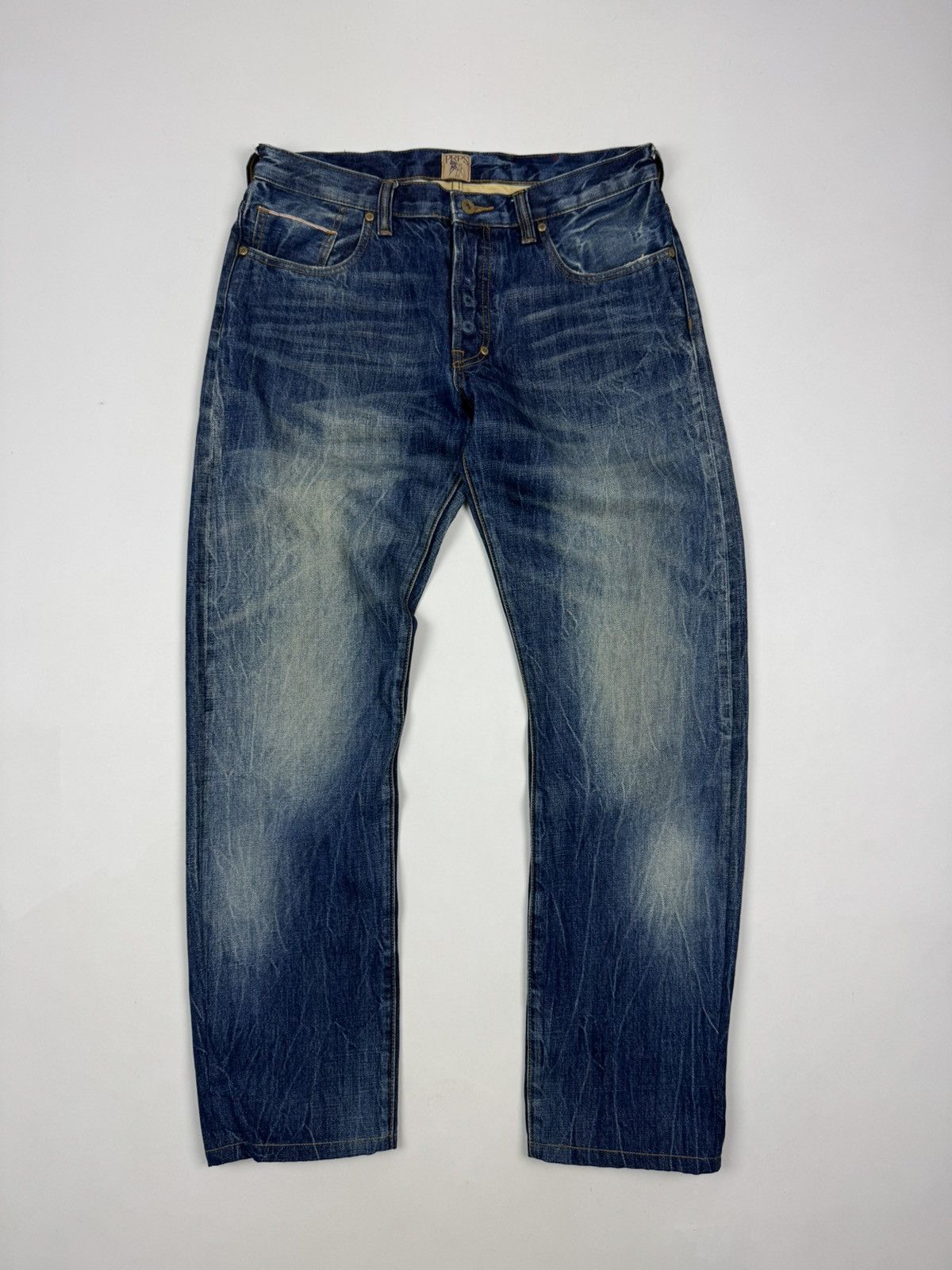 Prps PRPS Washed Selvage Denim Jeans Size US 34 / EU 50 - 3 Thumbnail