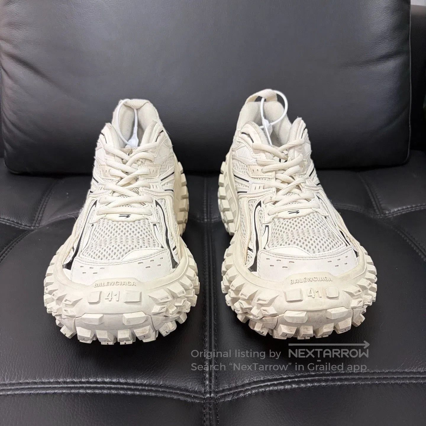 Balenciaga Balenciaga White Casual Thick Sole Shoes. Size US 8 / EU 41 - 2 Thumbnail