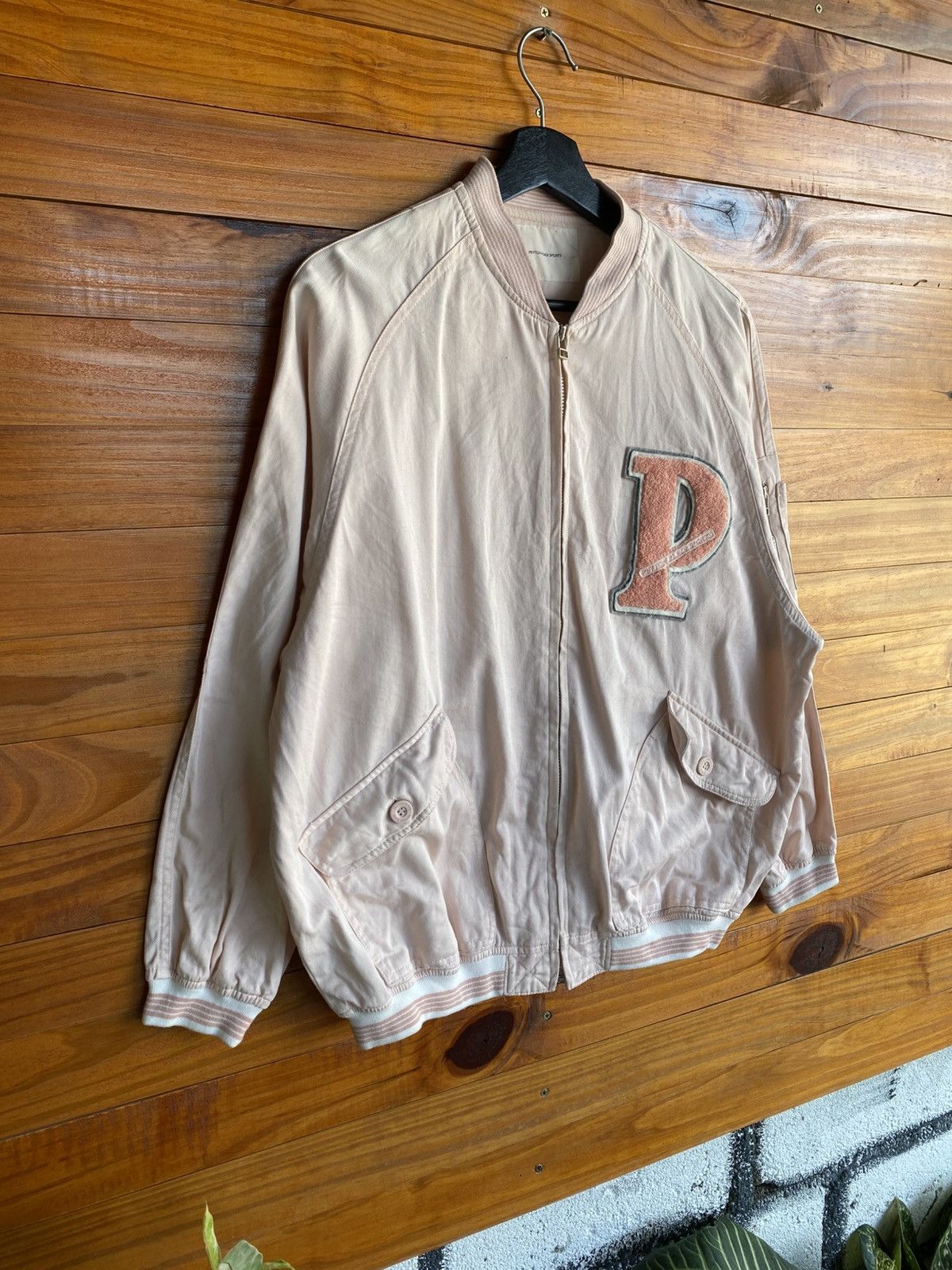 Japanese Brand Vintage Peyton Place Sports Bomber Jacket Floral Back Print Size US M / EU 48-50 / 2 - 5 Thumbnail