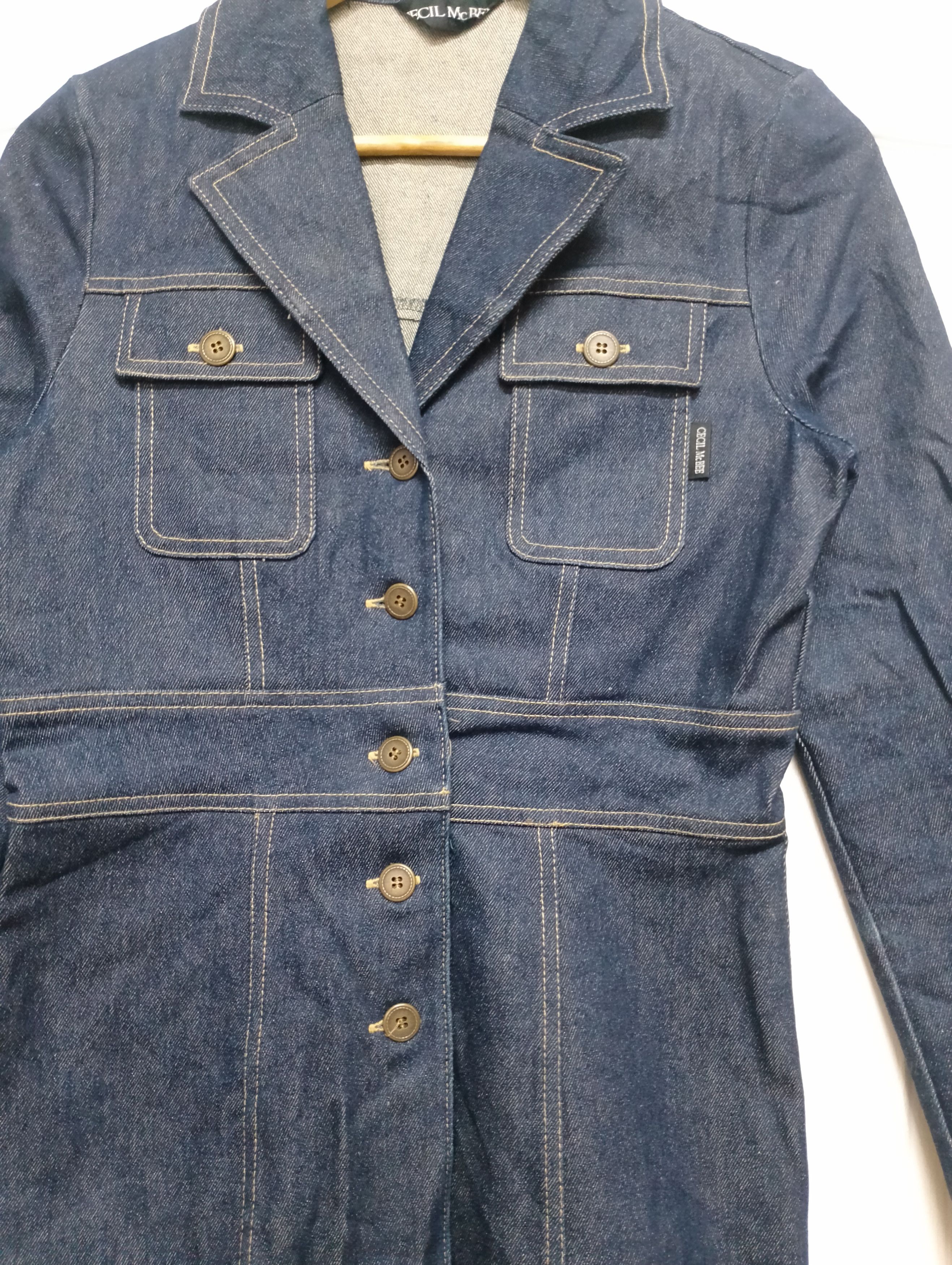 GOSTAR DE FUGA Cecil Mcbee Trenchcoat Denim Size S / US 4 / IT 40 - 6 Thumbnail
