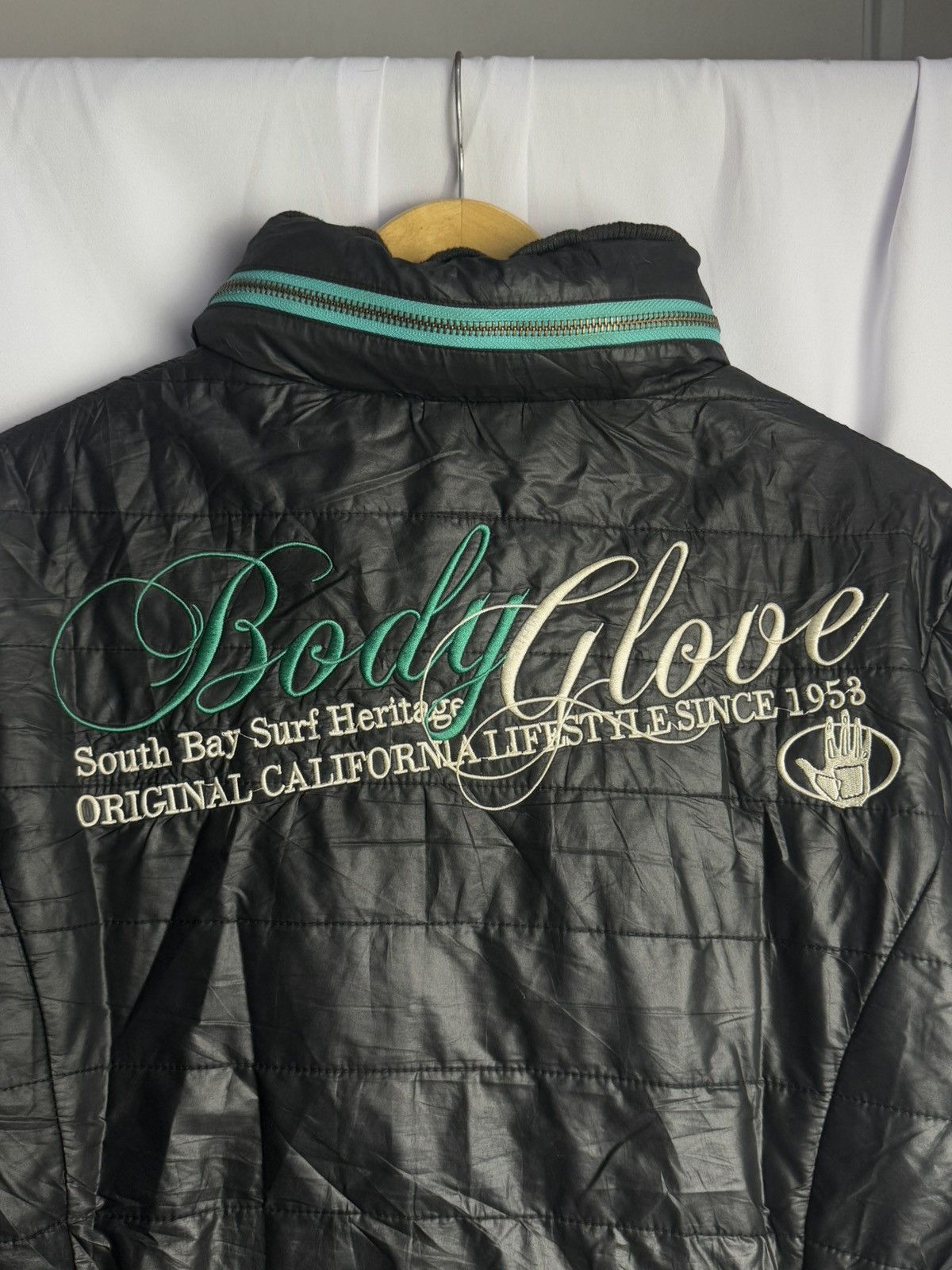 If Six Was Nine × Japanese Brand × Le Grande Bleu (L.G.B.) Bono Poem Puffer Body Glove Hoodie Jacket Size US L / EU 52-54 / 3 - 6 Thumbnail