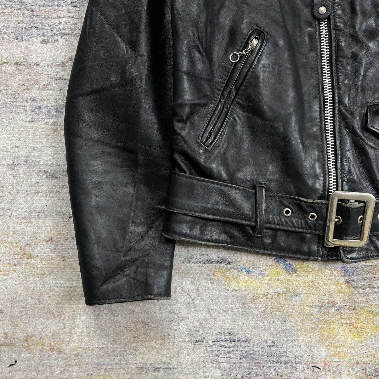 Schott Vintage Schott 613US One Star double riders leather jacket Size US M / EU 48-50 / 2 - 9 Thumbnail