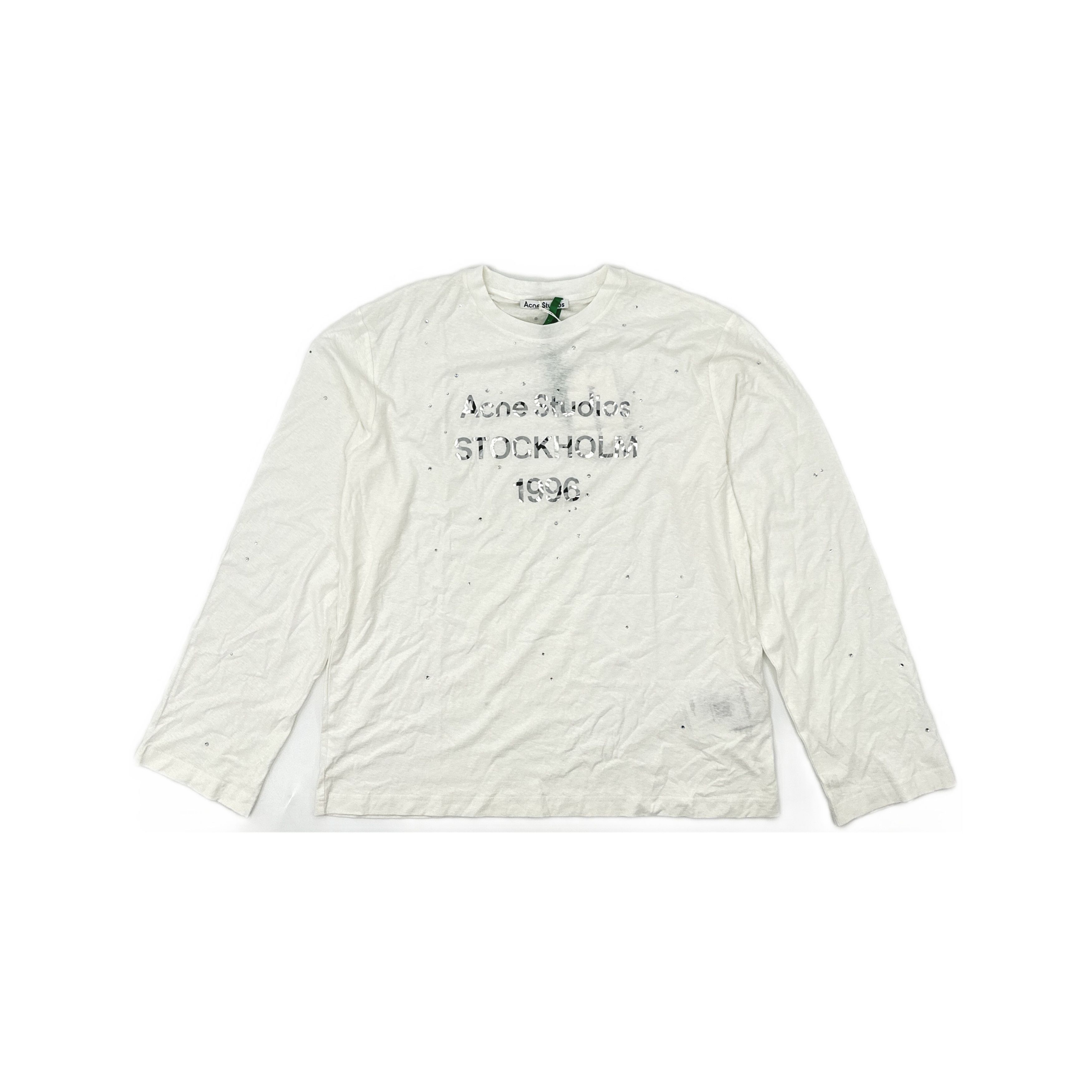 Acne Studios Acne Studios 1996 Crystal Long Sleeve T-Shirt Size M Size US M / EU 48-50 / 2 - 1 Thumbnail