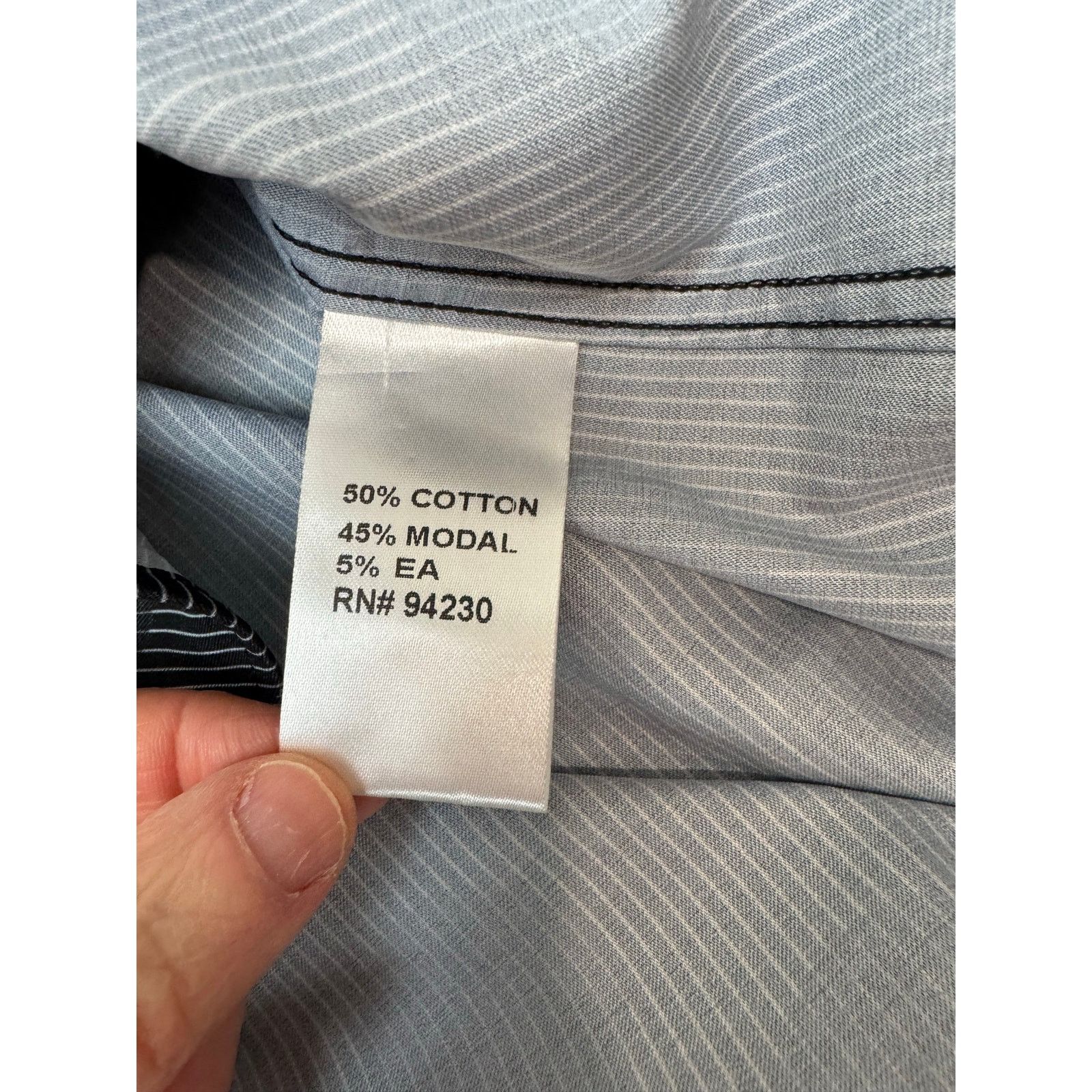 Paul Fredrick NWT Paul Frederick Button Down Dress Shirt Contrast Small Size US S / EU 44-46 / 1 - 8 Thumbnail