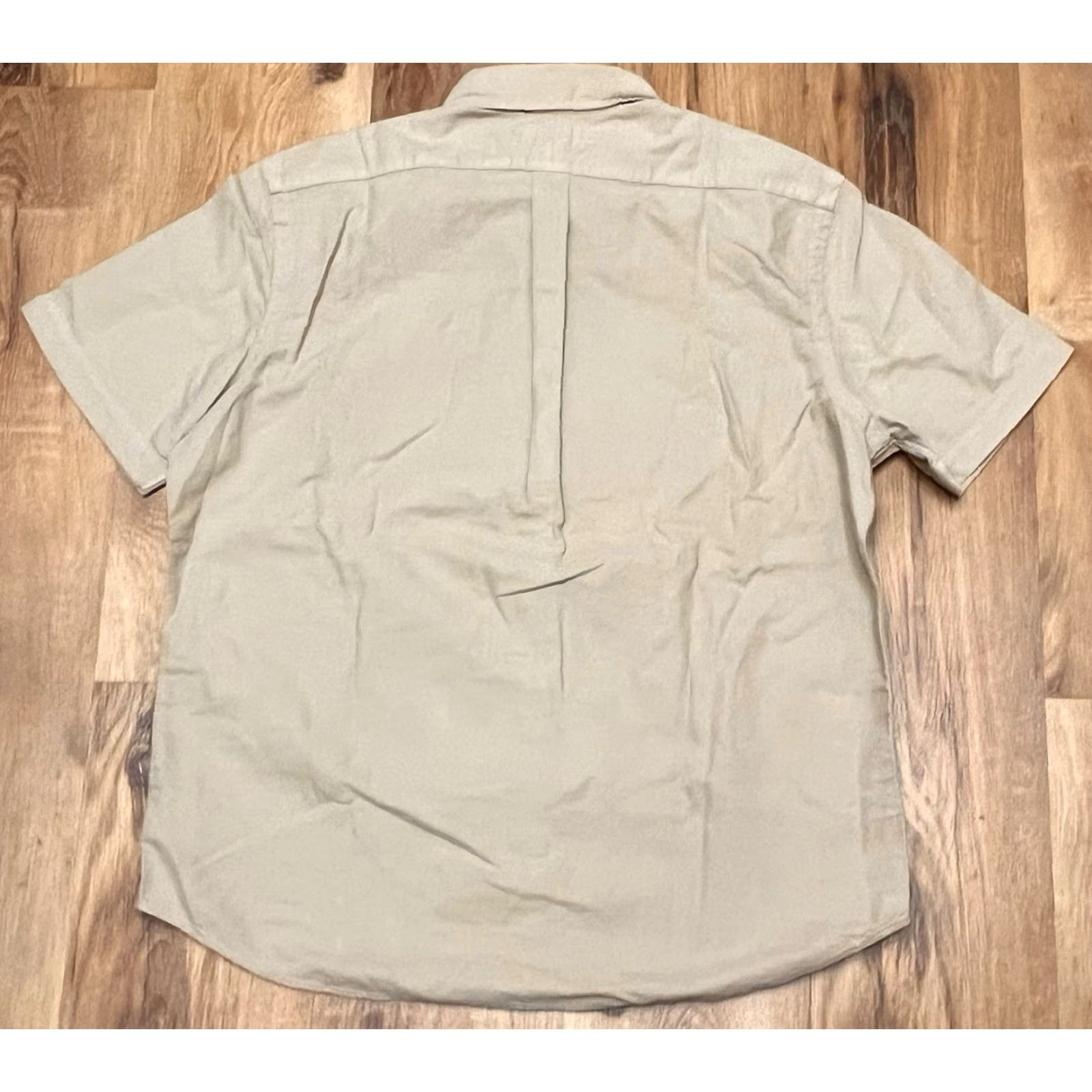 Ralph Lauren Ralph Lauren Shirt Mens L Button-Down Short Sleeve Khaki Tan Patch Vintage? (If Vintage applies) Size US L / EU 52-54 / 3 - 5 Thumbnail
