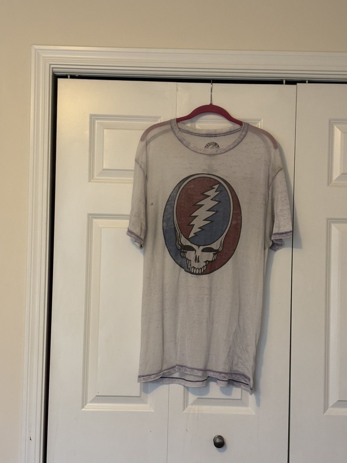 Vintage Grateful Dead Distressed Stealie Vintage Oversized Tee L Size US L / EU 52-54 / 3 - 3 Thumbnail