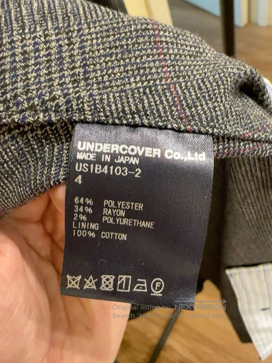Undercover Jun Takahashi Wool Blend Jacket.