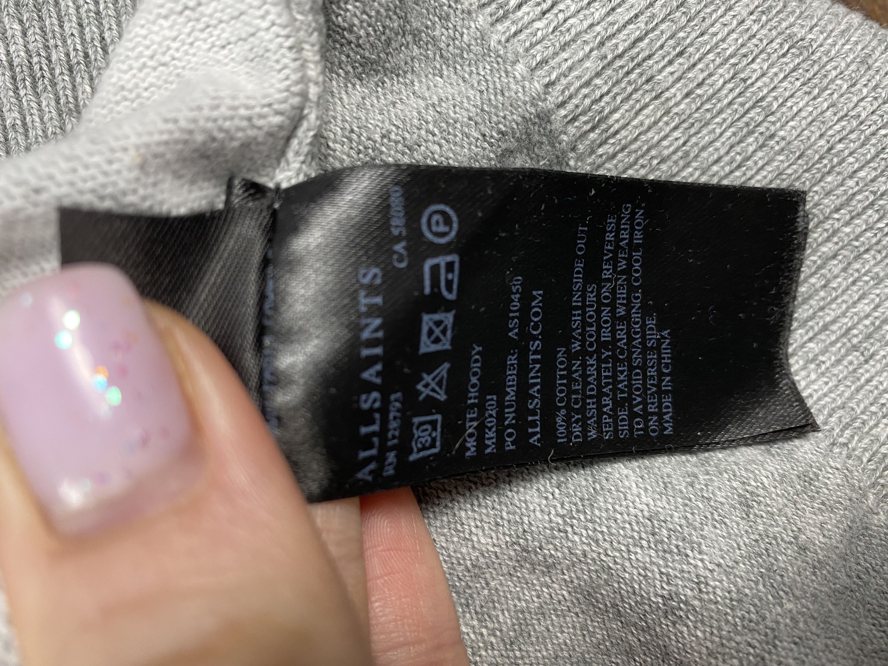 Allsaints Allsaints vintage zip hoodie y2k Size US L / EU 52-54 / 3 - 4 Thumbnail