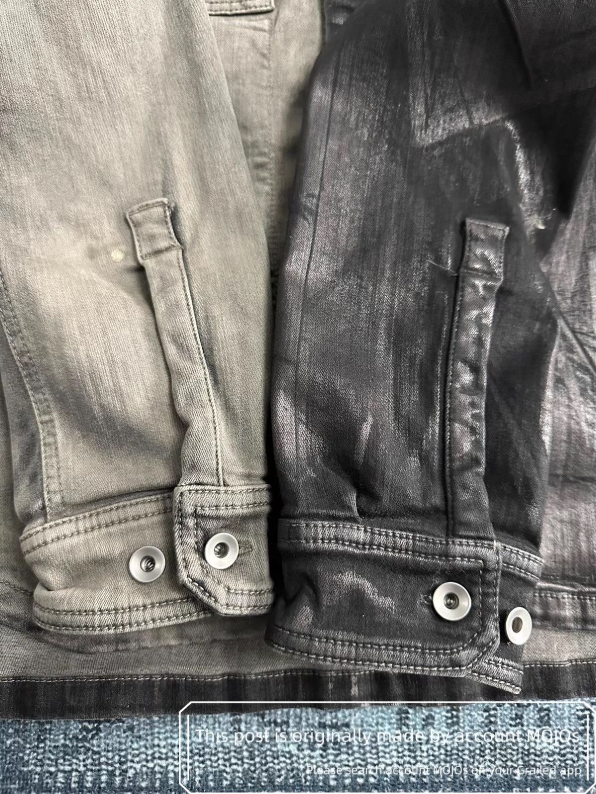 Rick Owens SzM Rick Owens Drkshdw Denim Patch Joint Stitch Jacket mojos Size US M / EU 48-50 / 2 - 3 Thumbnail