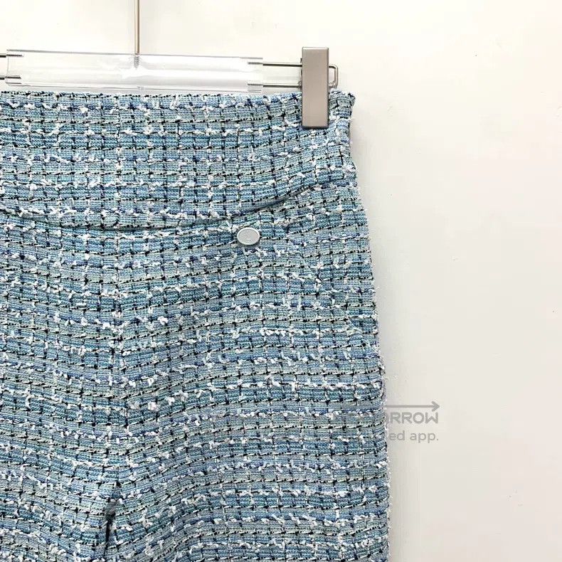 Chanel Chanel Cruise Series Blue Cotton Woven Tweed Casual Trouse Size 25" / US 0 / IT 36 - 3 Thumbnail