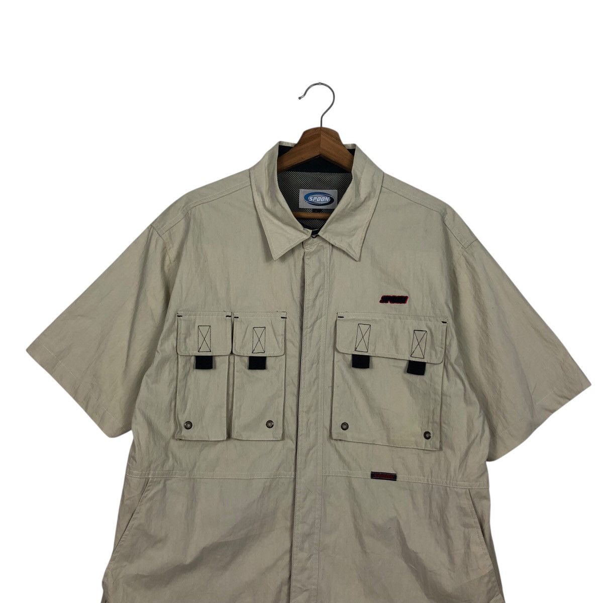 Japanese Brand 📌Vintage Bowling Shirt Spoon Short Sleeve Small Logo Size US L / EU 52-54 / 3 - 4 Thumbnail