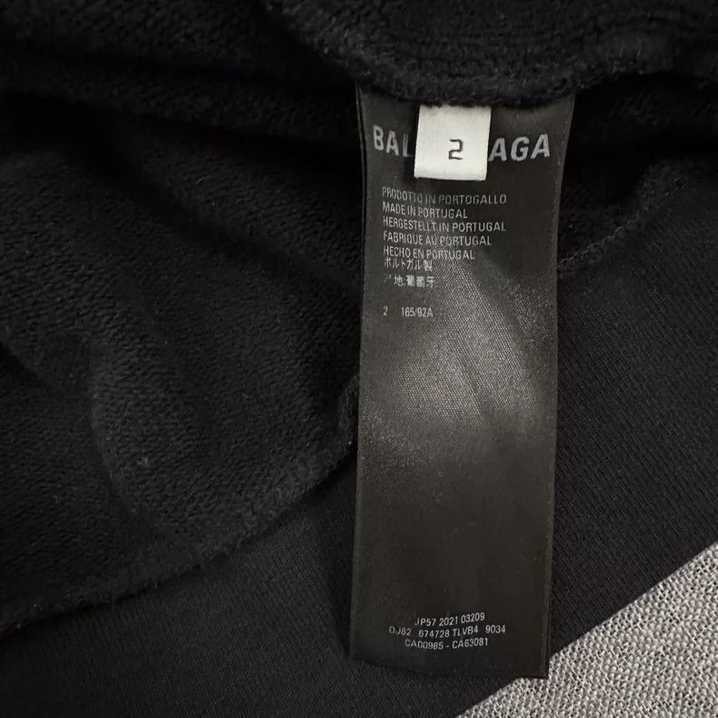 Balenciaga Balenciaga Embroidered Logo Hoodie-2506 Size US M / EU 48-50 / 2 - 7 Thumbnail