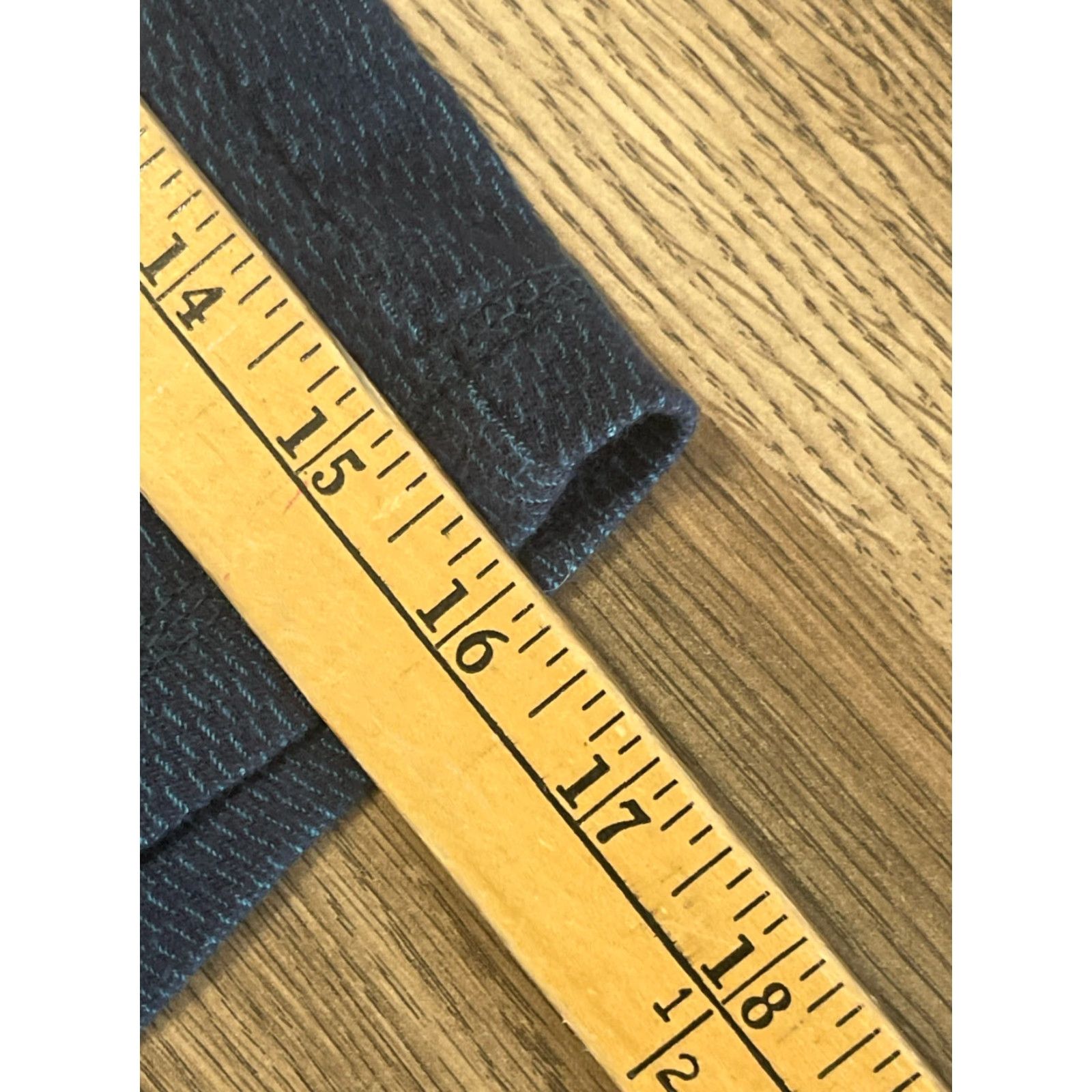 George George Shirt Mens Size Medium Long Sleeve Crew Neck Blue Black Size US M / EU 48-50 / 2 - 6 Thumbnail