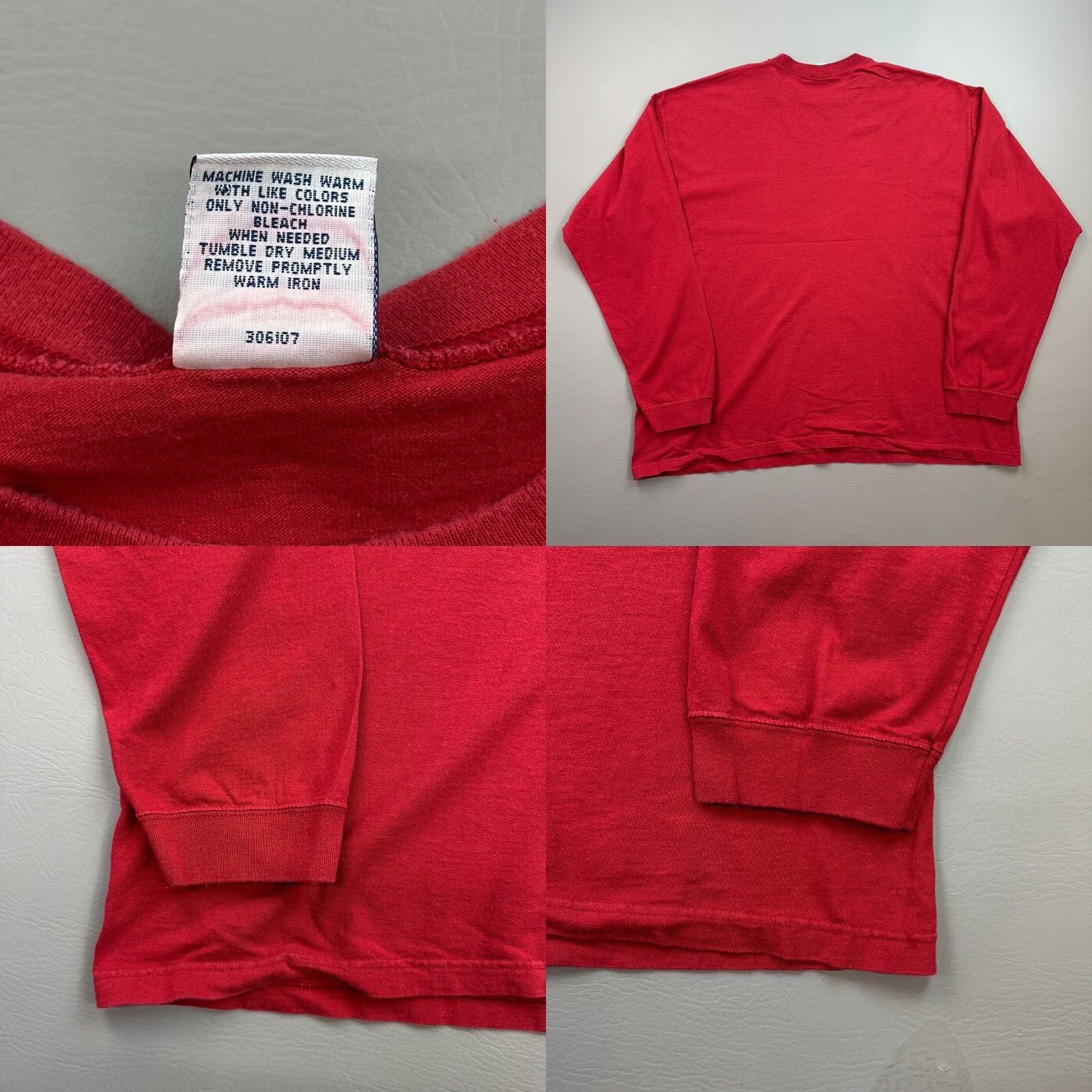 Old Navy VINTAGE Old Navy Shirt Mens 2XL Red Long Sleeve Logo Spell Out Skate Punk Y2K Size US XXL / EU 58 / 5 - 8 Thumbnail
