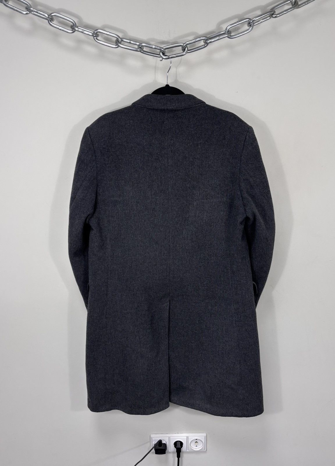 Other Hammersley Vintage Men’s Tailored Grey Wool Cashmere Coat Size US M / EU 48-50 / 2 - 2 Thumbnail