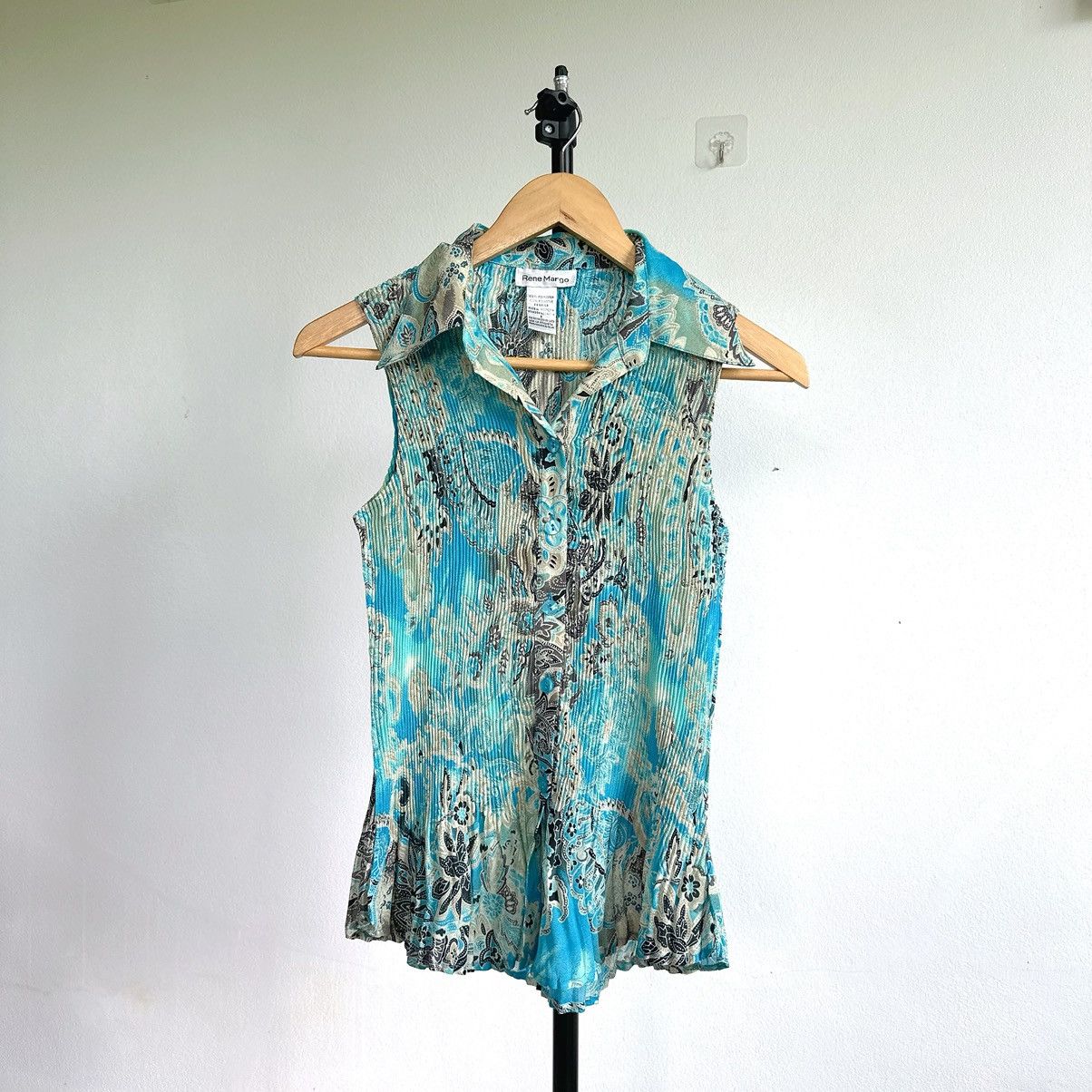 Other Vintage Plisse Tank Top Size S / US 4 / IT 40 - 1 Thumbnail