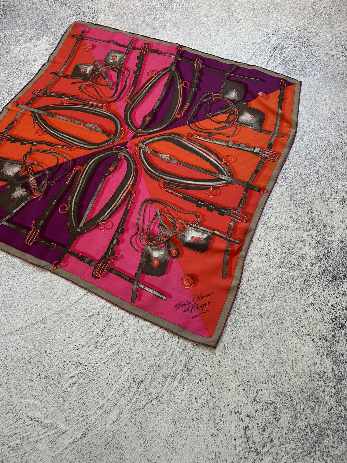 Hermes Vintage HERMES silk scarf 65cm Size ONE SIZE - 5 Thumbnail