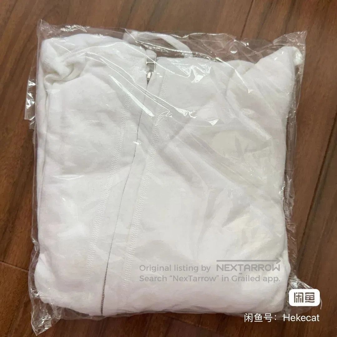 White Hooded Zip.